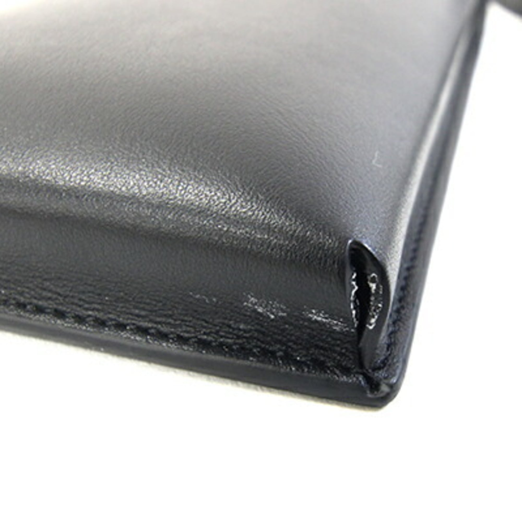 Tod's Black Leather Pochette Shoulder Bag (Pre-Owned)
