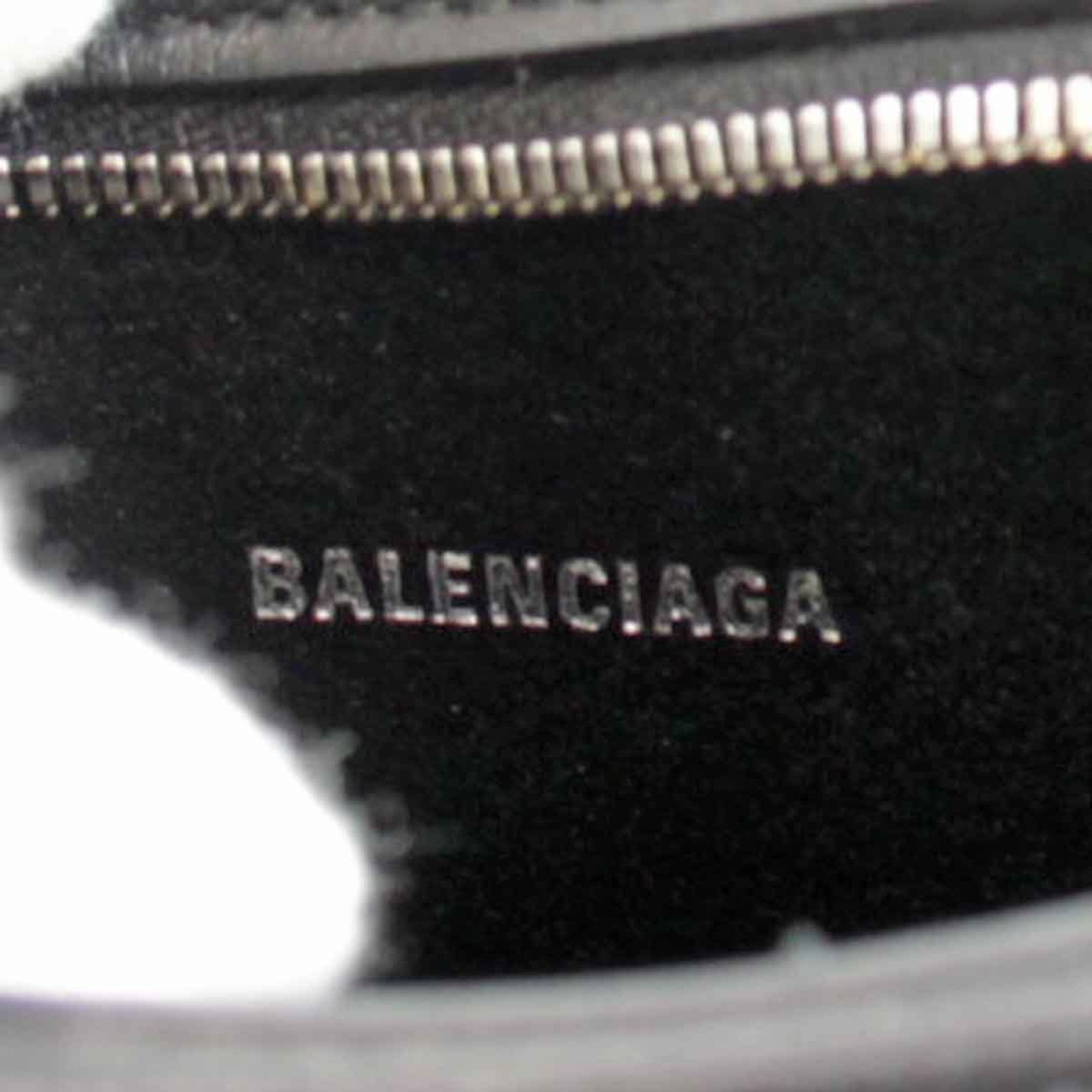 Balenciaga Black Leather Shoulder Bag (Pre-Owned)