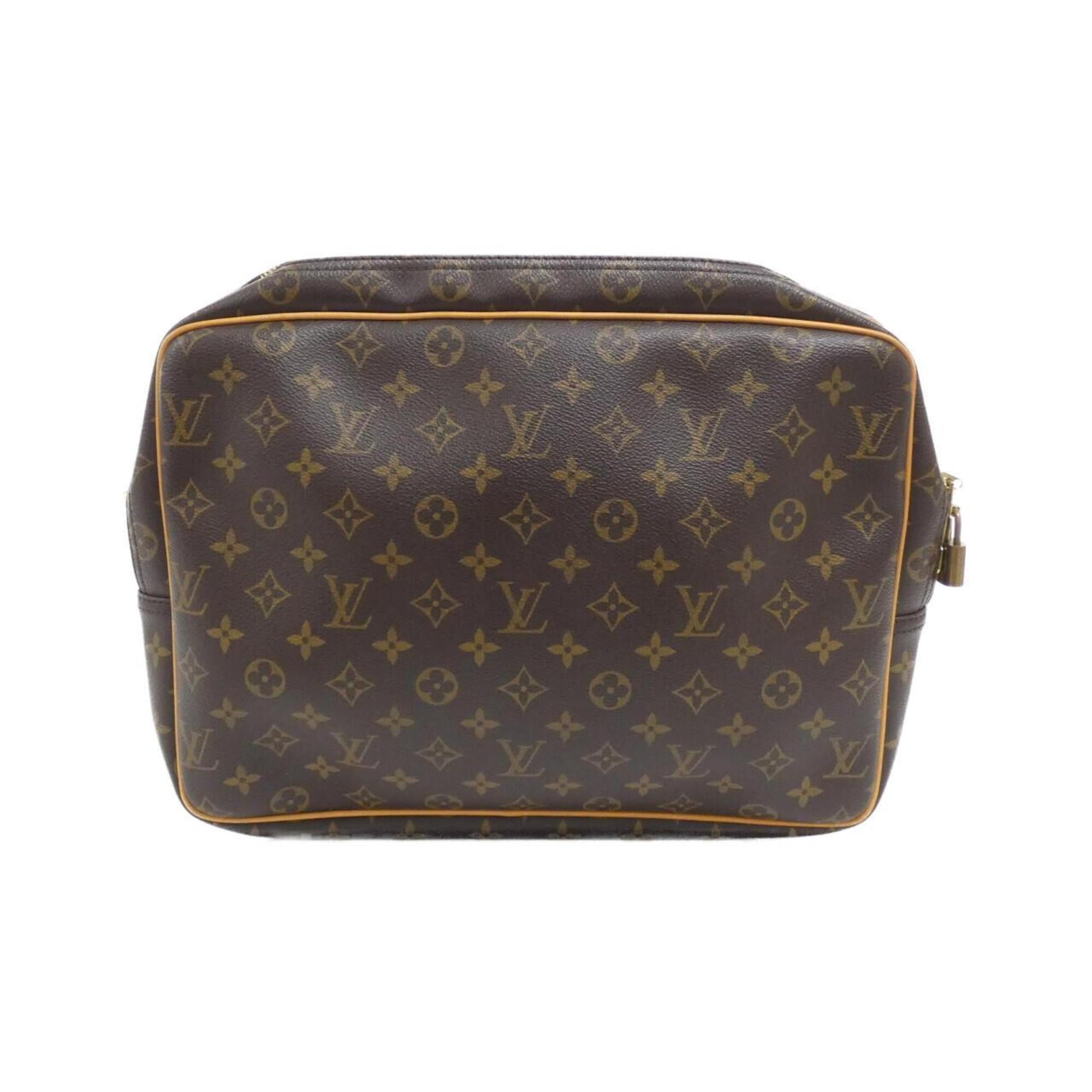 Louis Vuitton Marron Coated Canvas Shoulder Bag (Pre-Owned)