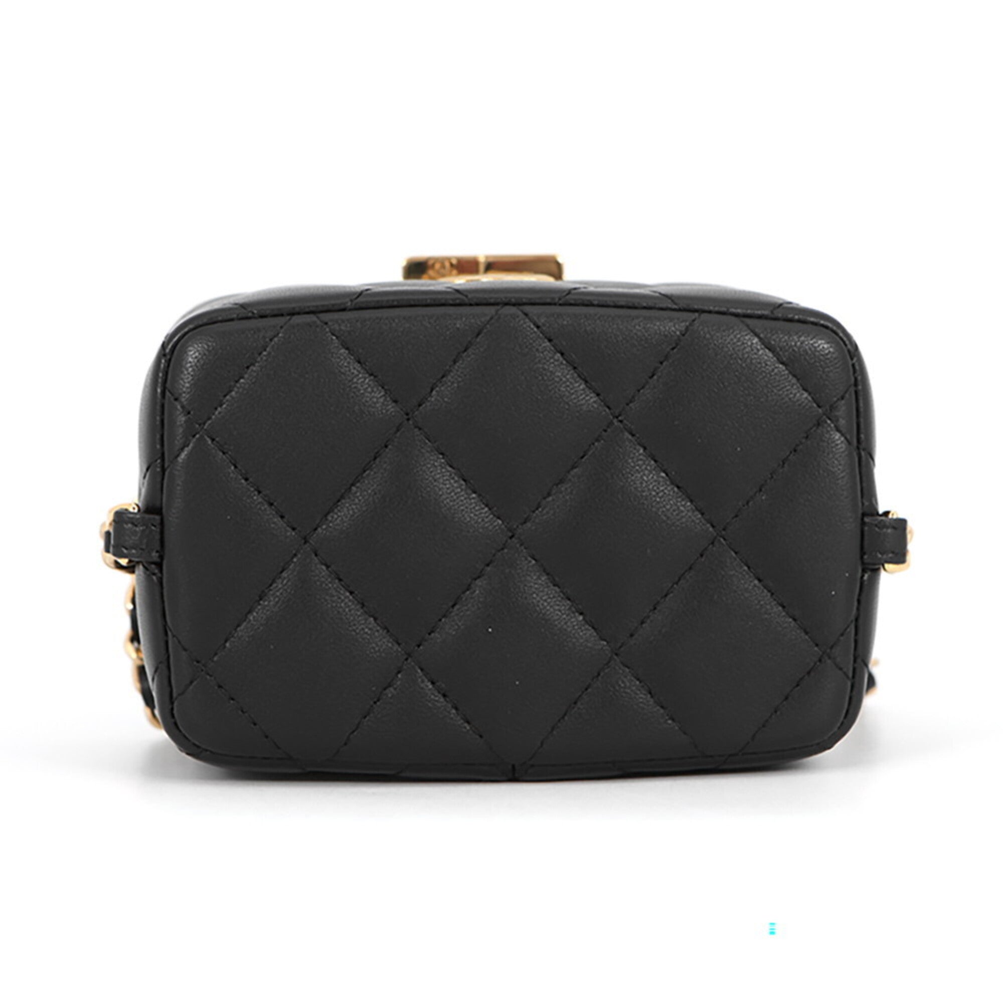 Chanel Black Handbag Shoulder Bag (Pre-Owned)