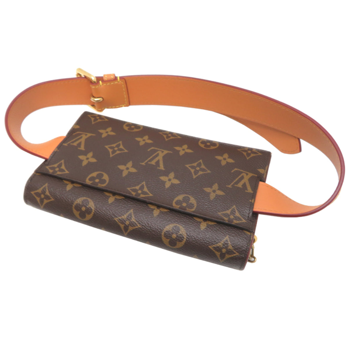 Louis Vuitton Brown Monogram Pouch (Pre-Owned)