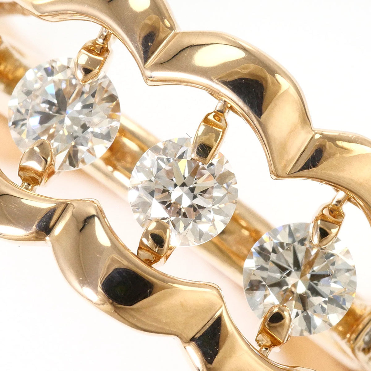 Unbranded Pink Gold Pink Gold (18K) Band Ring (Pre-Owned)