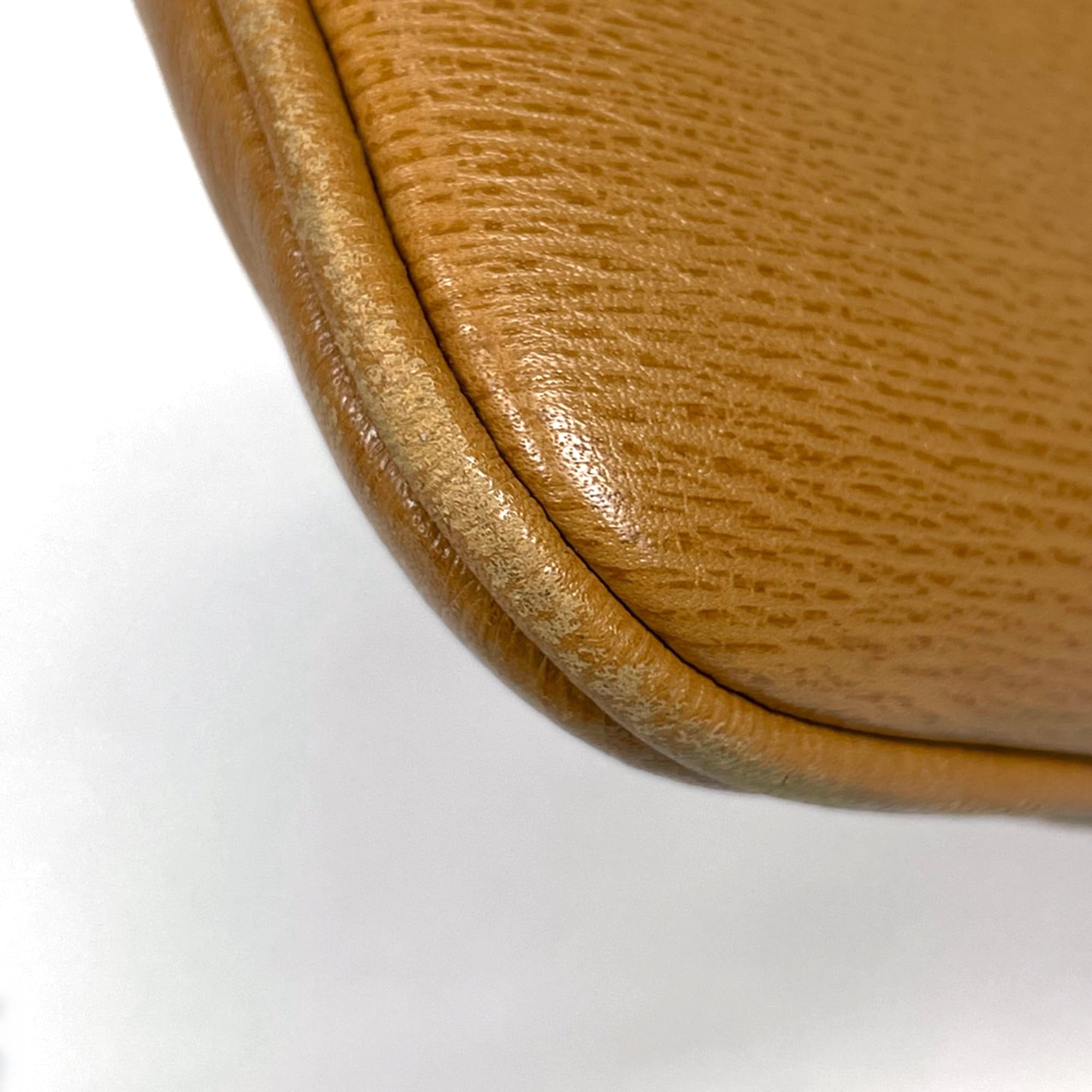 Gucci Bamboo Brown Leather Shoulder Bag (Pre-Owned)