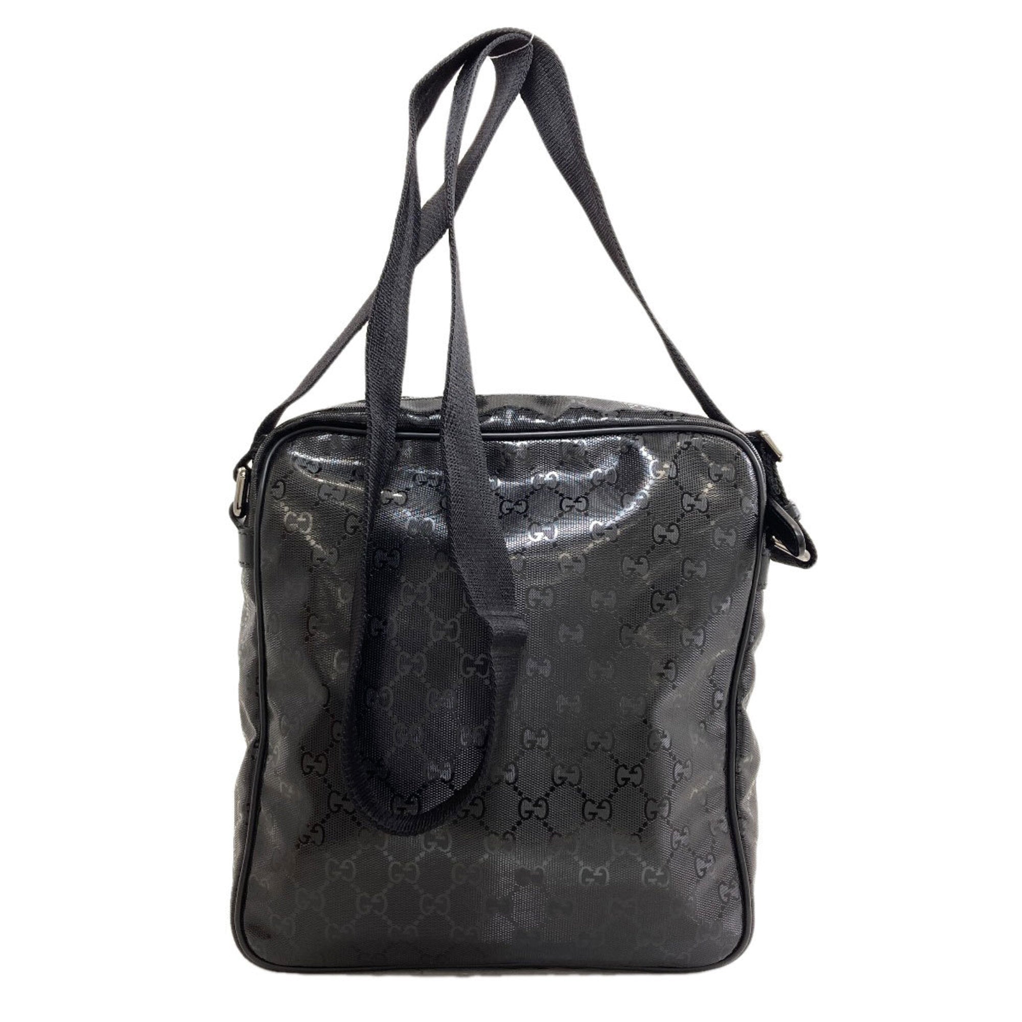 Gucci Black Pvc Shoulder Bag (Pre-Owned)