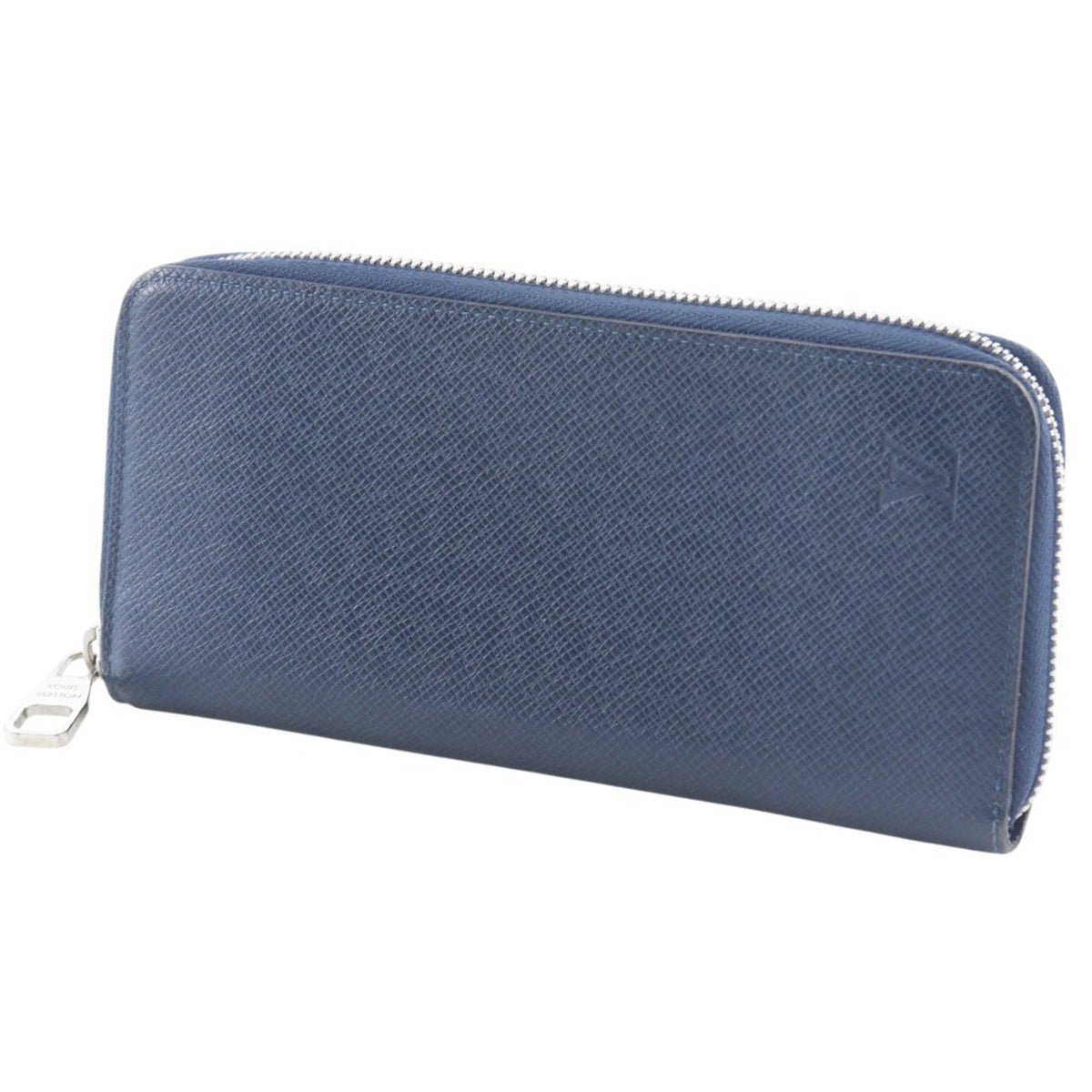 Louis Vuitton Taiga Navy Ocean Taiga Leather Long Wallet (Bi-Fold) (Pre-Owned)