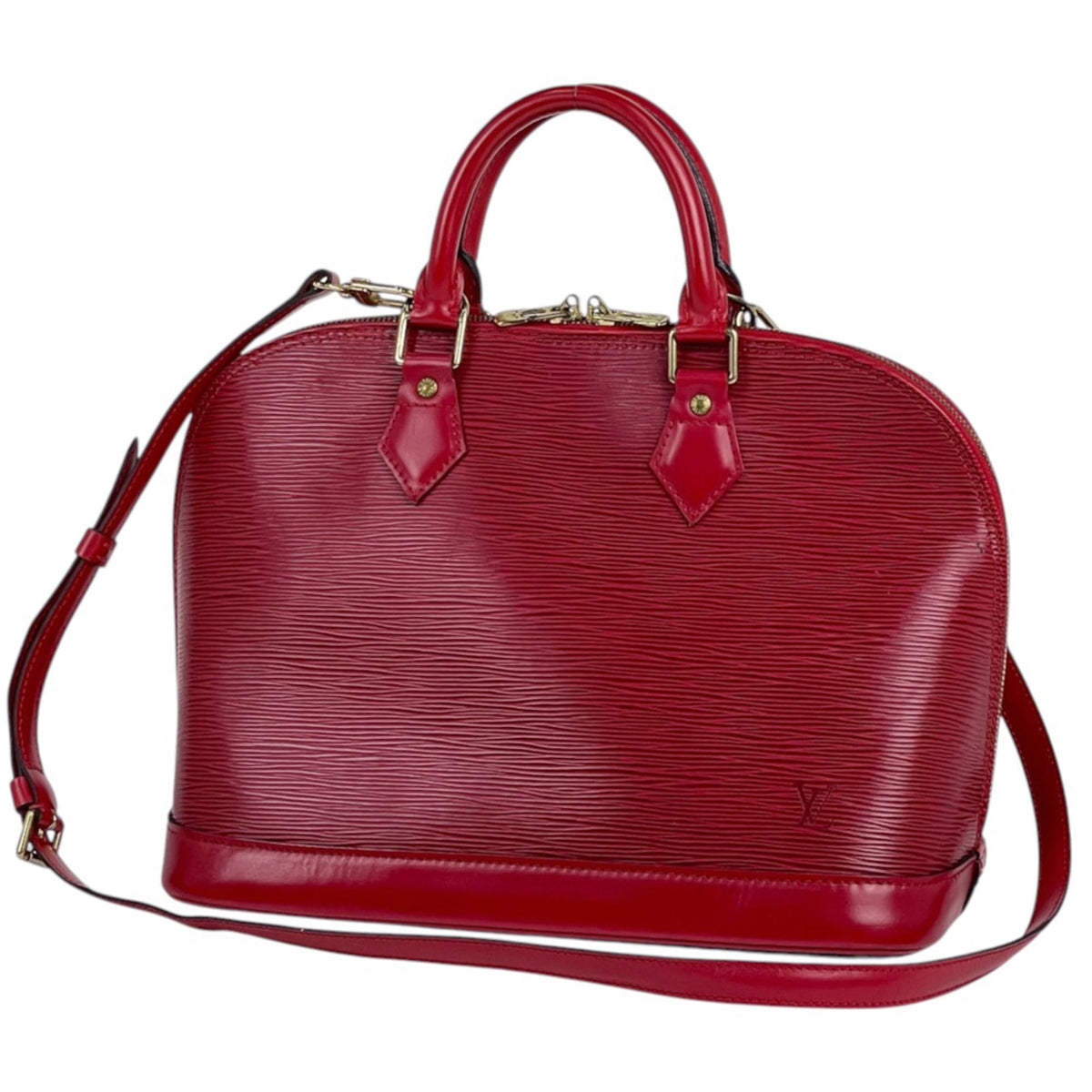 Louis Vuitton Castilian Red Epi Leather Handbag (Pre-Owned)