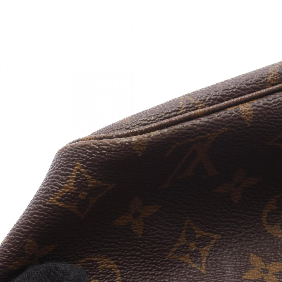 Louis Vuitton Brown Coated Canvas Monogram Leather Handbag Tote Bag (Pre-Owned)