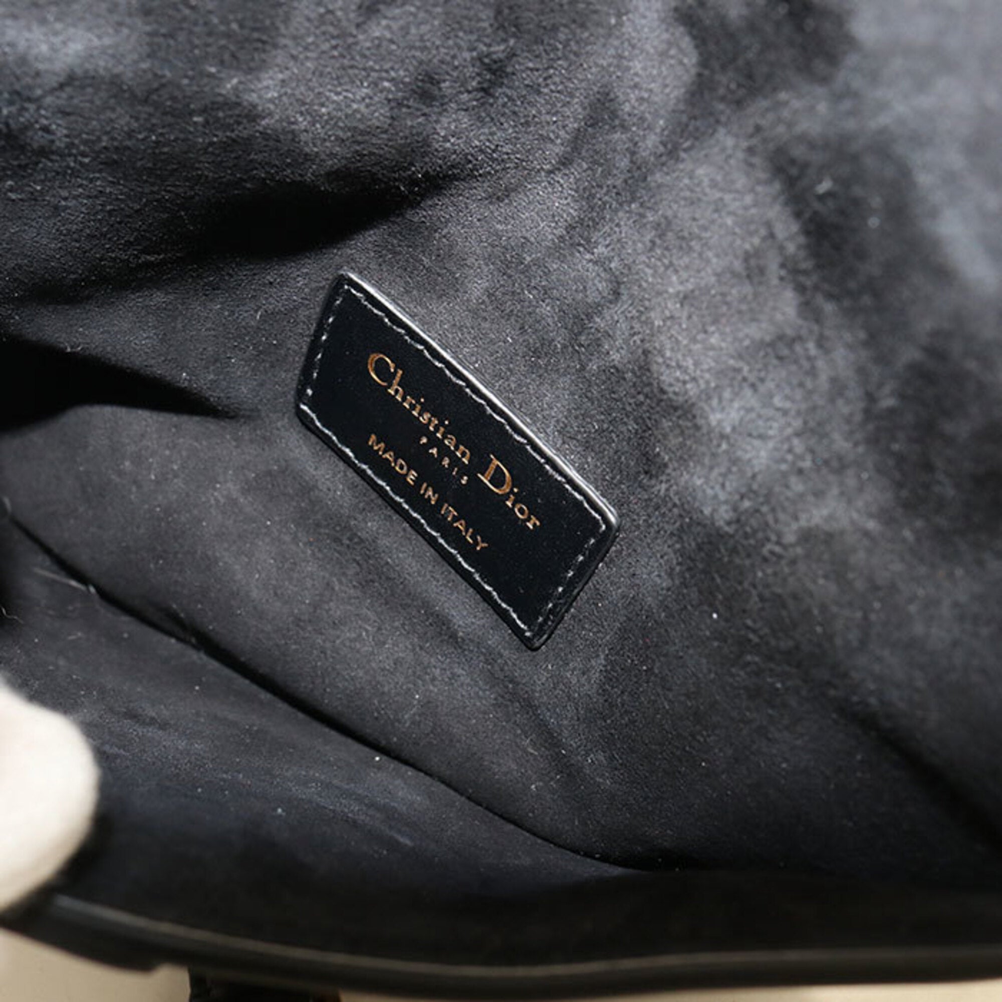 Christian Dior Black Leather Sling Bag (Pre-Owned)