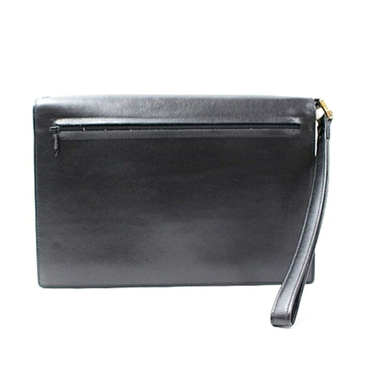 Dunhill Black Leather Clutch Bag (Pre-Owned)