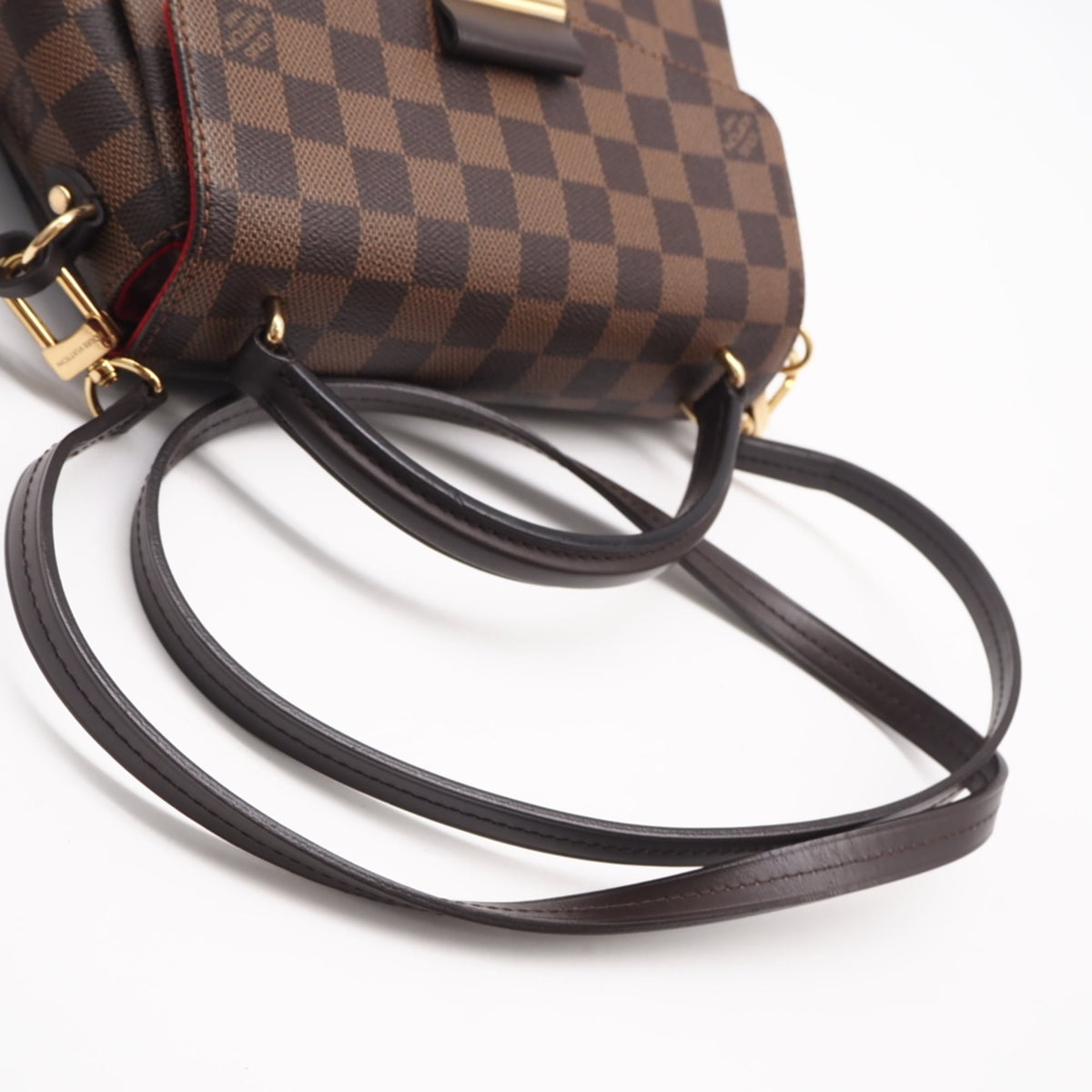 Louis Vuitton Beige Black Brown Damier Canvas Damier Canvas Shoulder Bag (Pre-Owned)