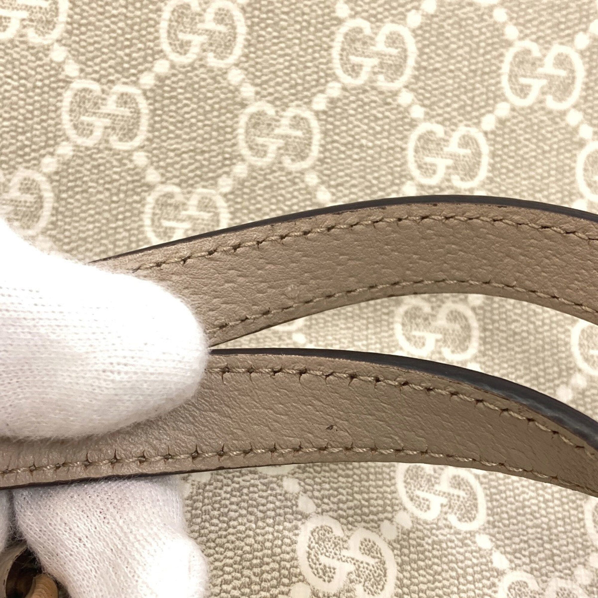 Gucci Beige Pvc Tote Bag (Pre-Owned)