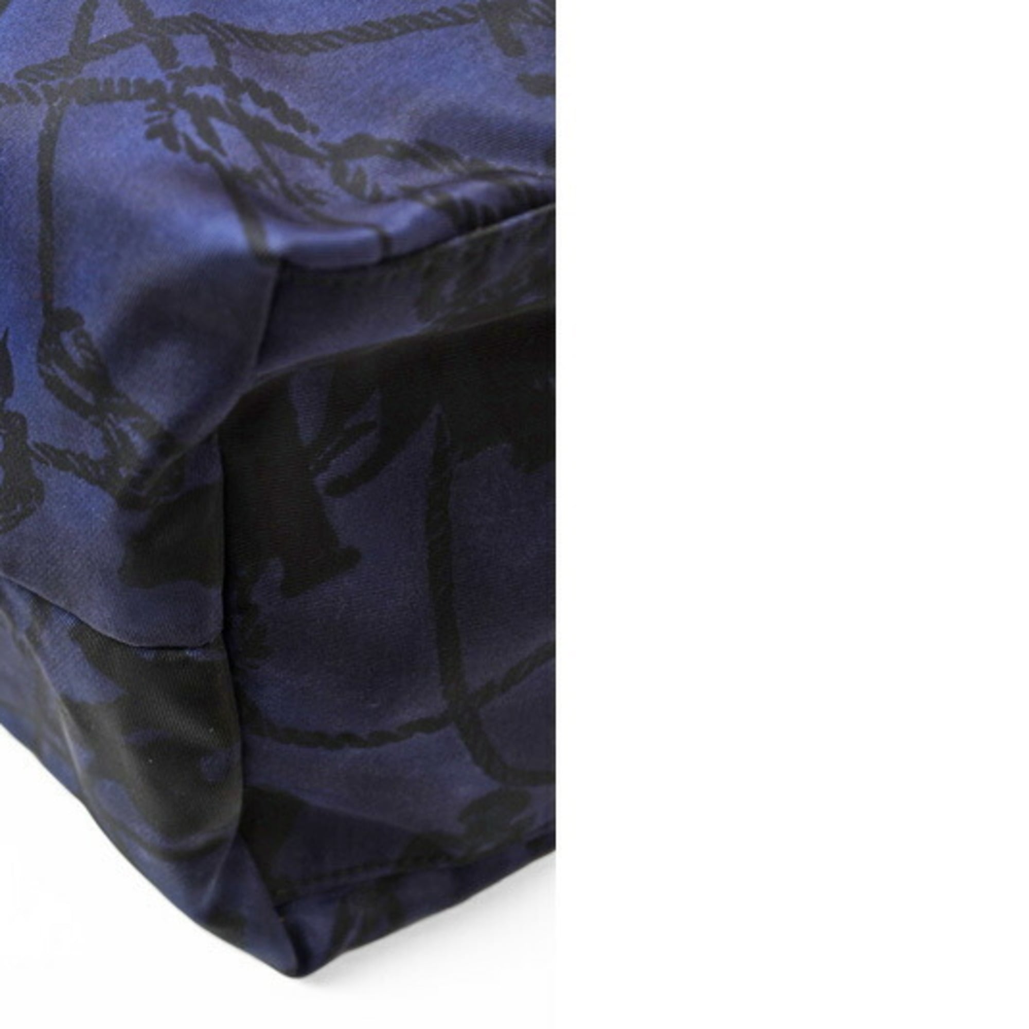 Prada Blue Nylon Tote Bag (Pre-Owned)