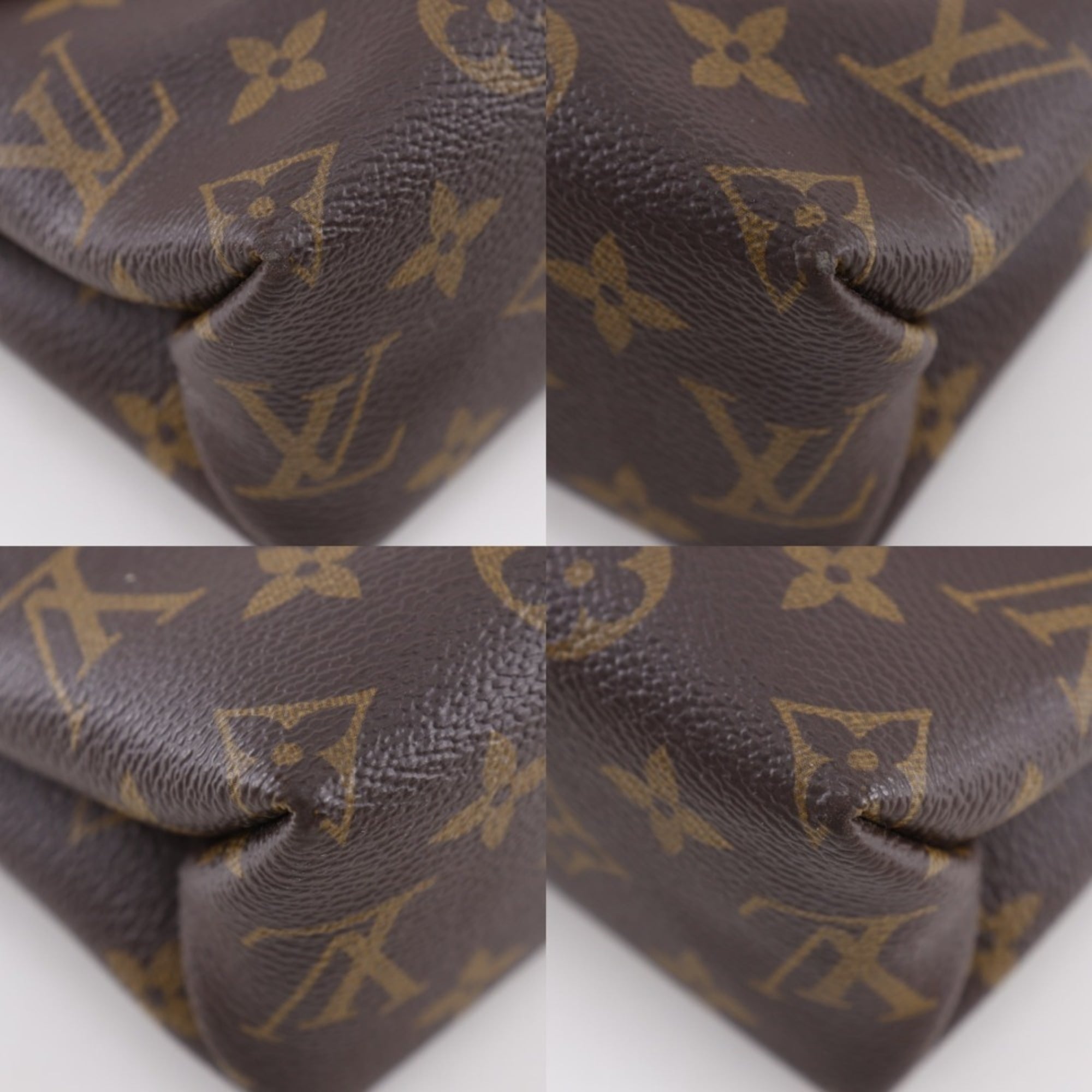 Louis Vuitton Monogram Brown Cerise Red Color Monogram Shoulder Bag (Pre-Owned)