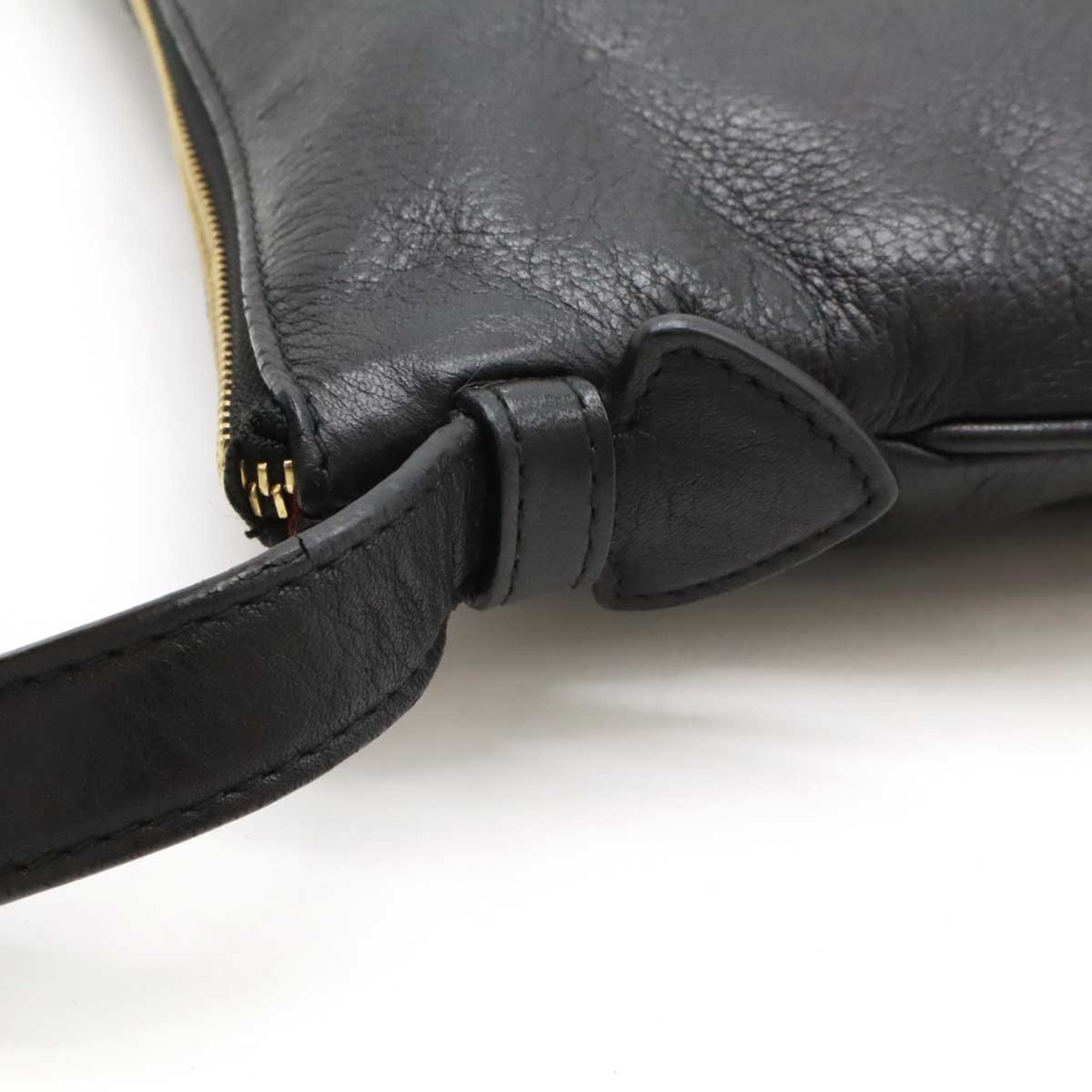 Loewe Black Leather Shoulder Bag (Pre-Owned)