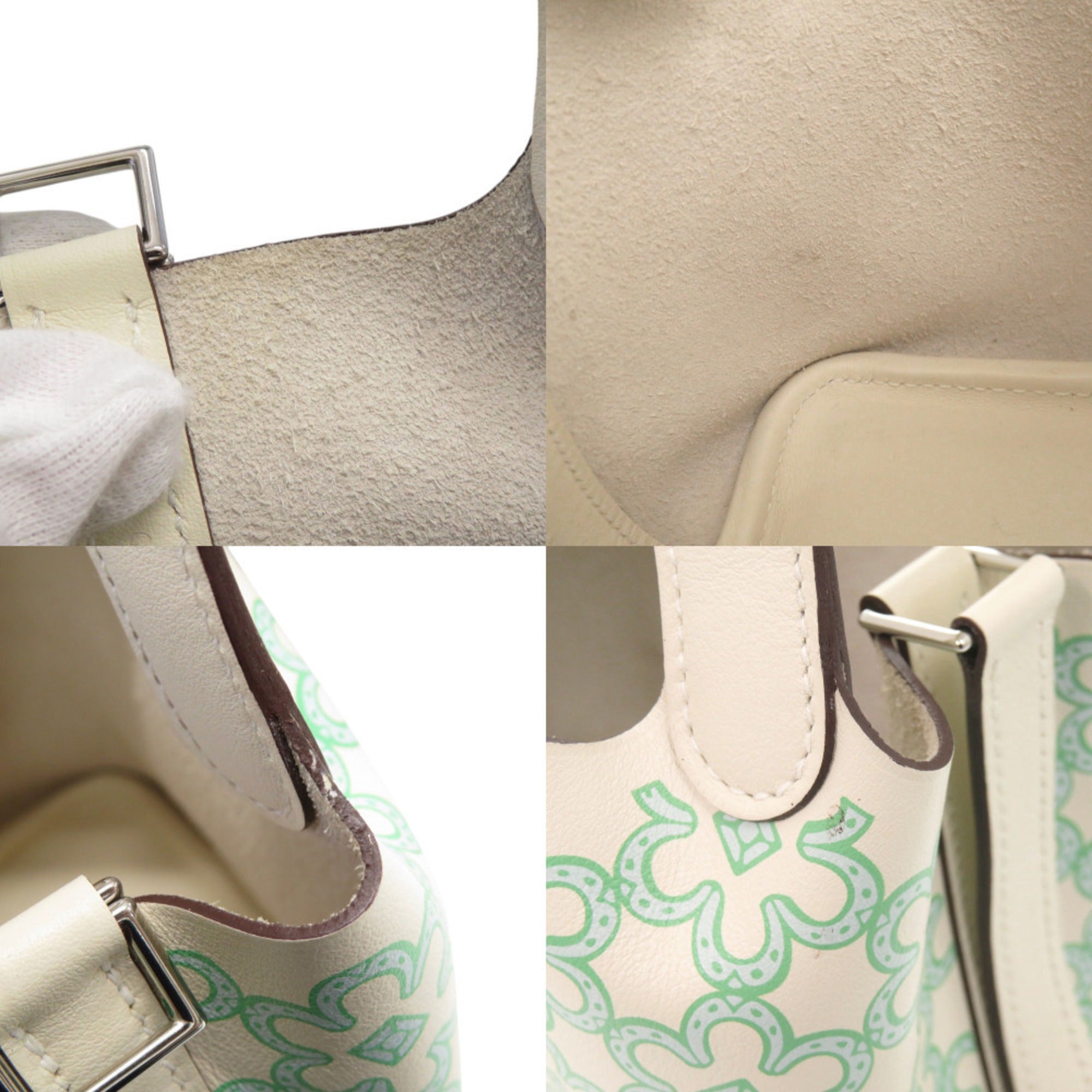 Hermes Vert Swift Leather Handbag (Pre-Owned)