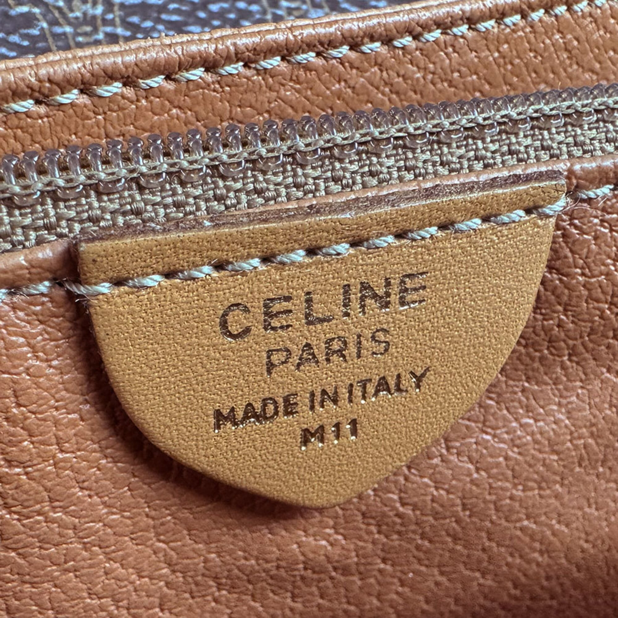 Celine Brown Pvc Leather Shoulder Bag (Pre-Owned)