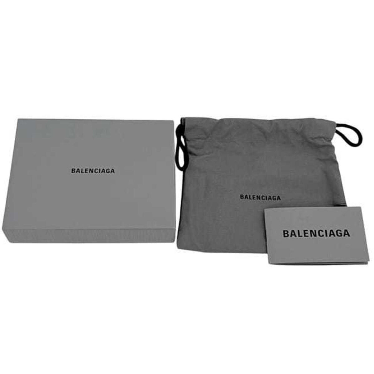 Balenciaga Black Leather Coin Purse/Coin Case (Pre-Owned)