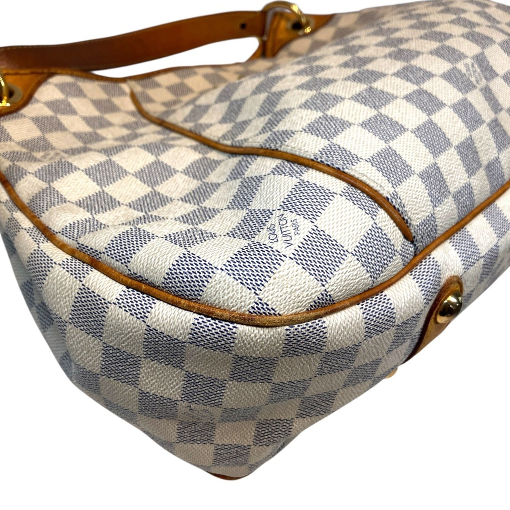 Louis Vuitton White Damier Azur Shoulder Bag (Pre-Owned)