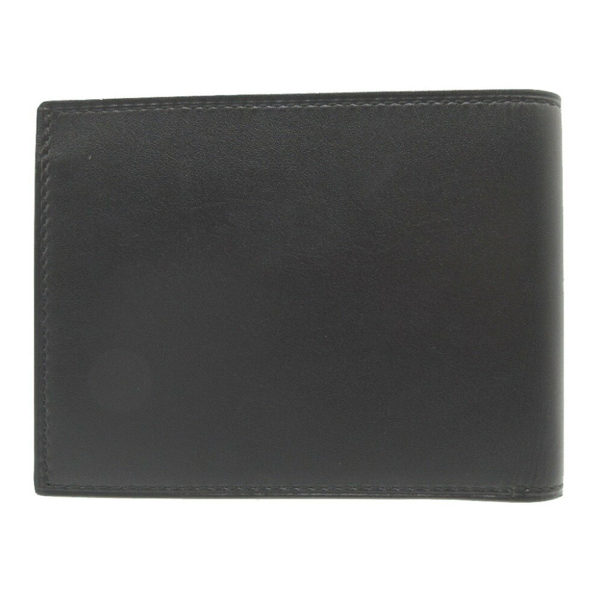 Dunhill Black Leather Bill Wallet (Bi-Fold) (Pre-Owned)