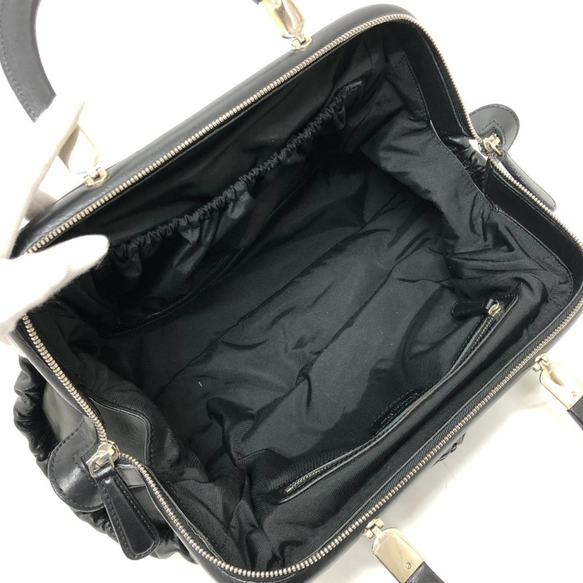 Christian Dior Black Leather Handbag (Pre-Owned)