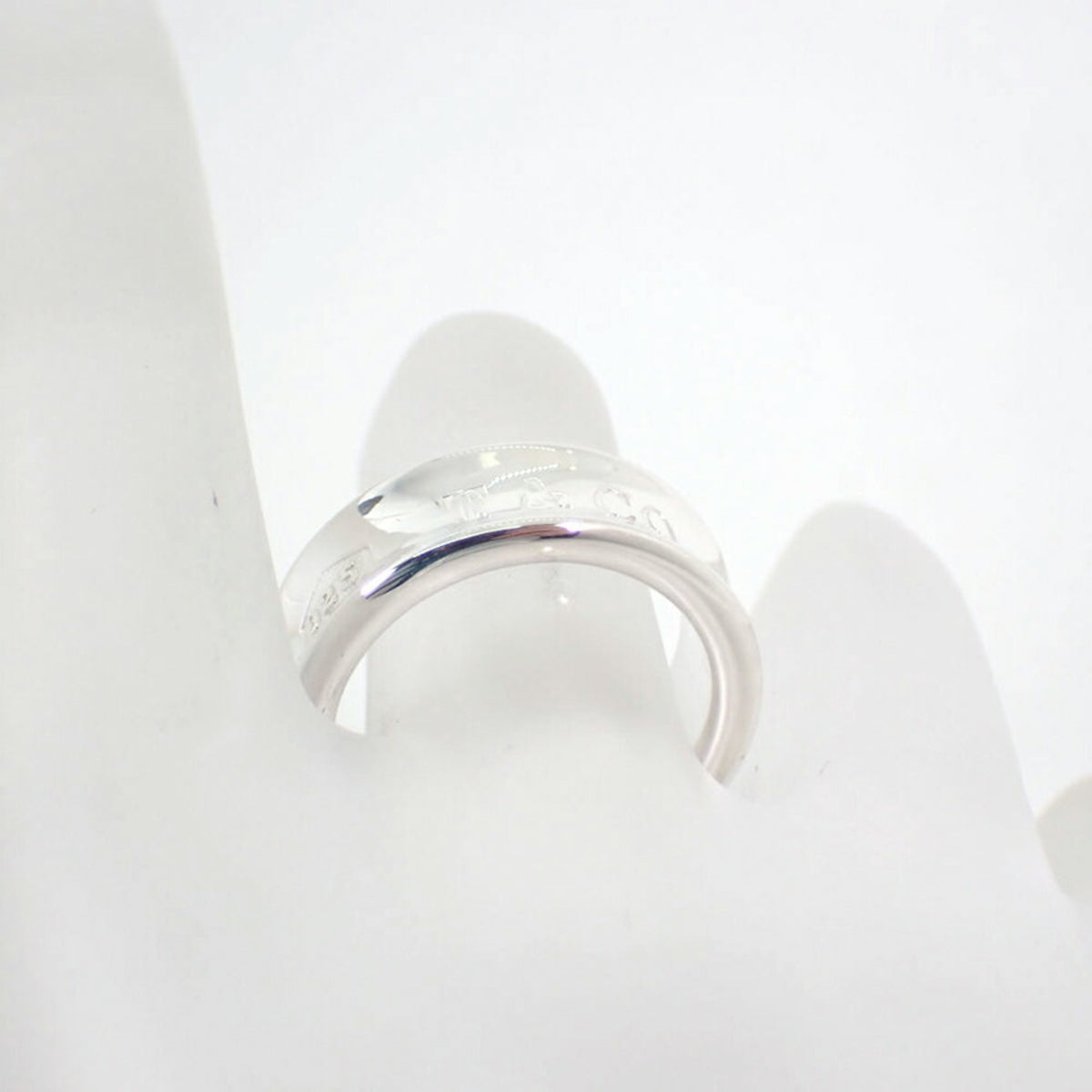 Tiffany Silver Sterling Silver 925 Band Ring (Pre-Owned)
