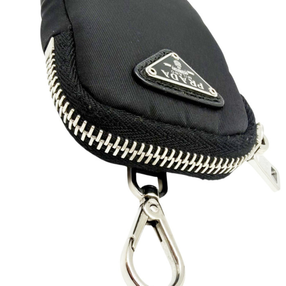 Prada Black Nylon Handbag Pouch Shoulder Bag (Pre-Owned)