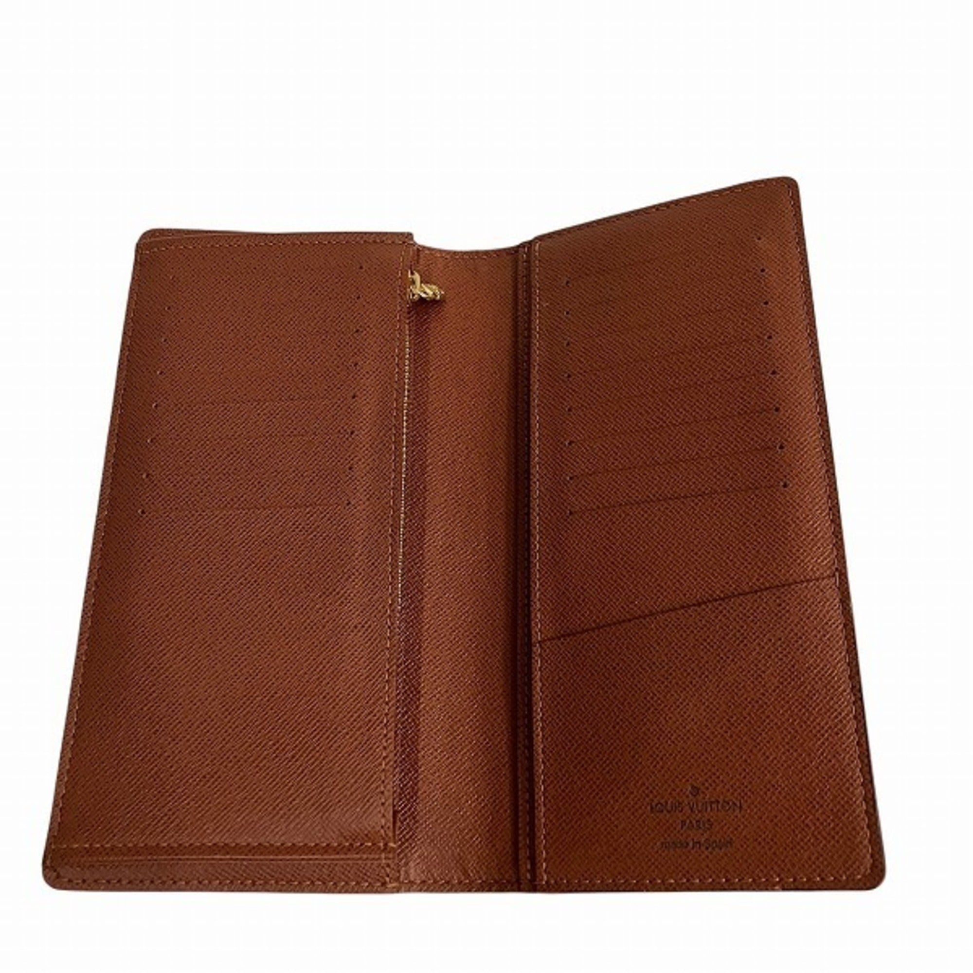 Louis Vuitton Brown Long Wallet (Bi-Fold) (Pre-Owned)