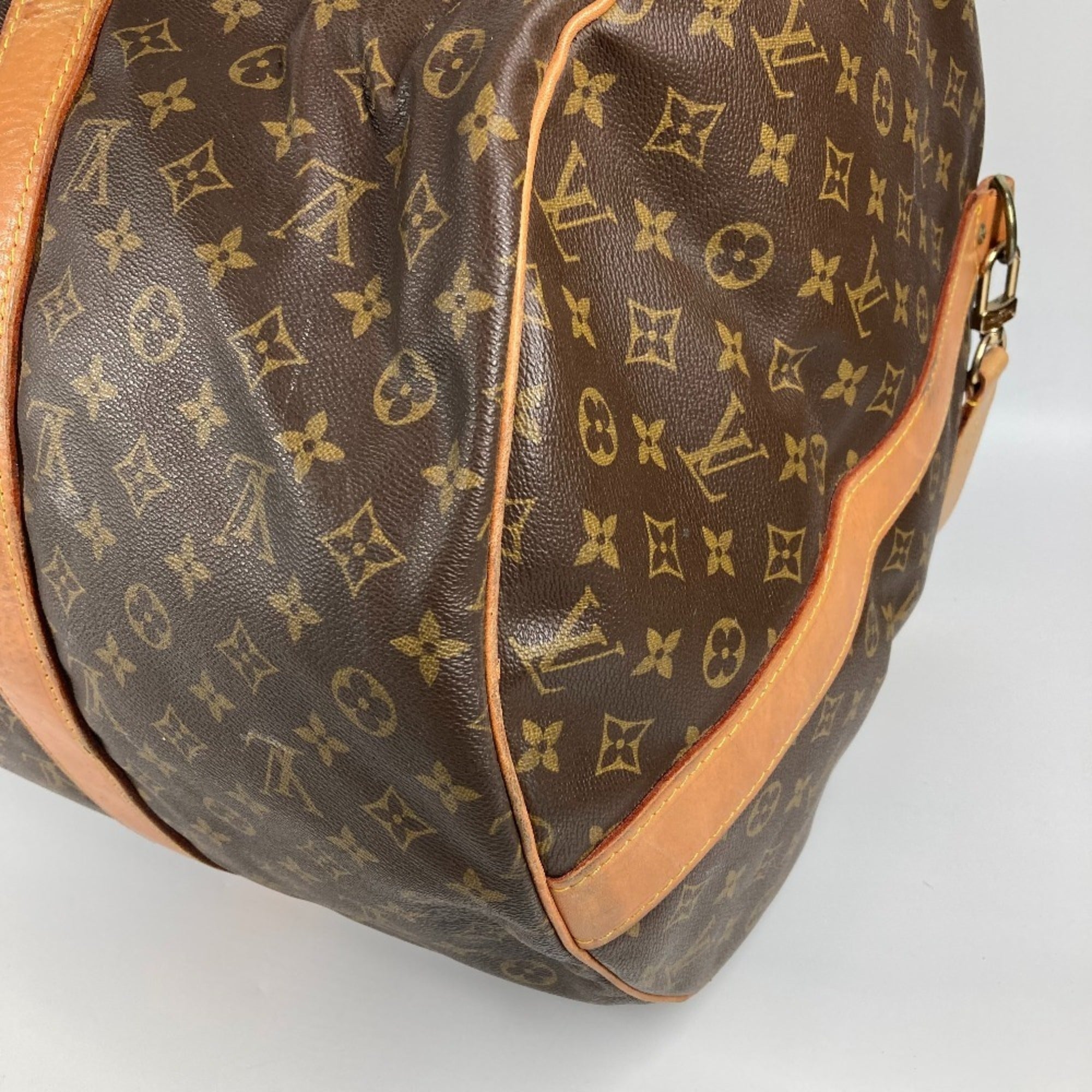 Louis Vuitton Brown Monogram Monogram Boston Bag Shoulder Bag (Pre-Owned)