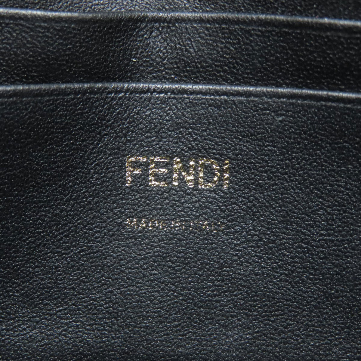 Fendi Black Leather Shoulder Bag (Pre-Owned)