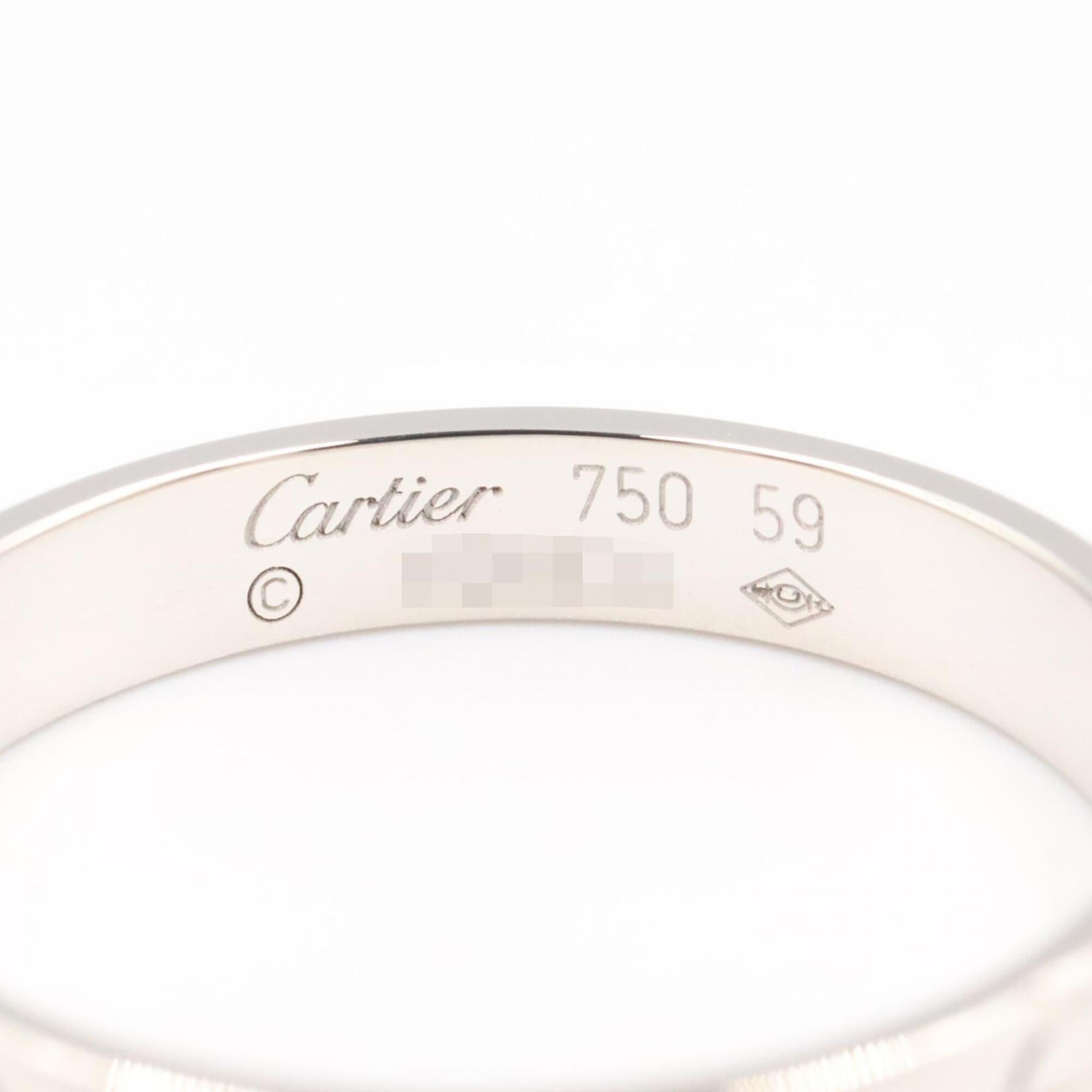 Cartier Silver White Gold (18K) Band Ring (Pre-Owned)