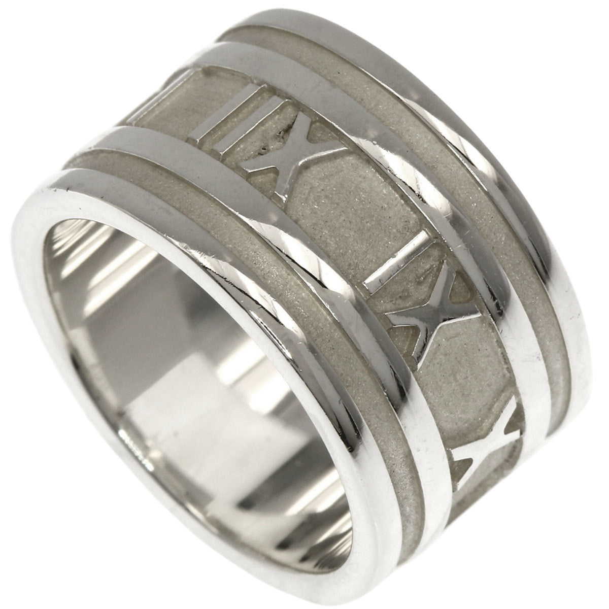 Tiffany Silver Silver Band Ring (Pre-Owned)