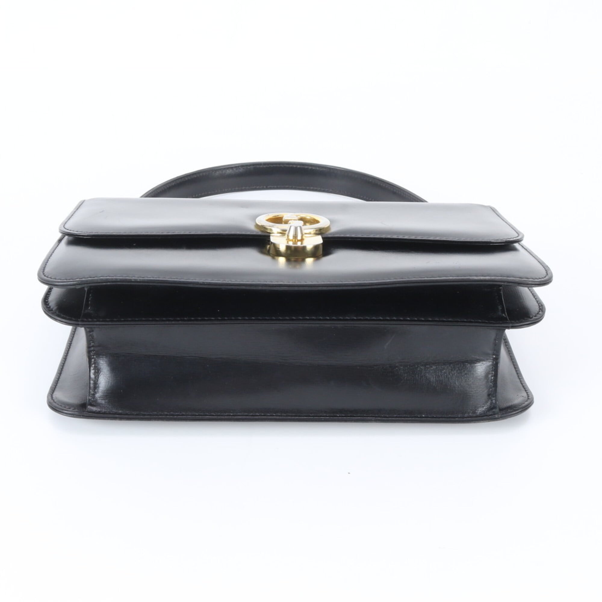 Gucci Black Leather Handbag (Pre-Owned)