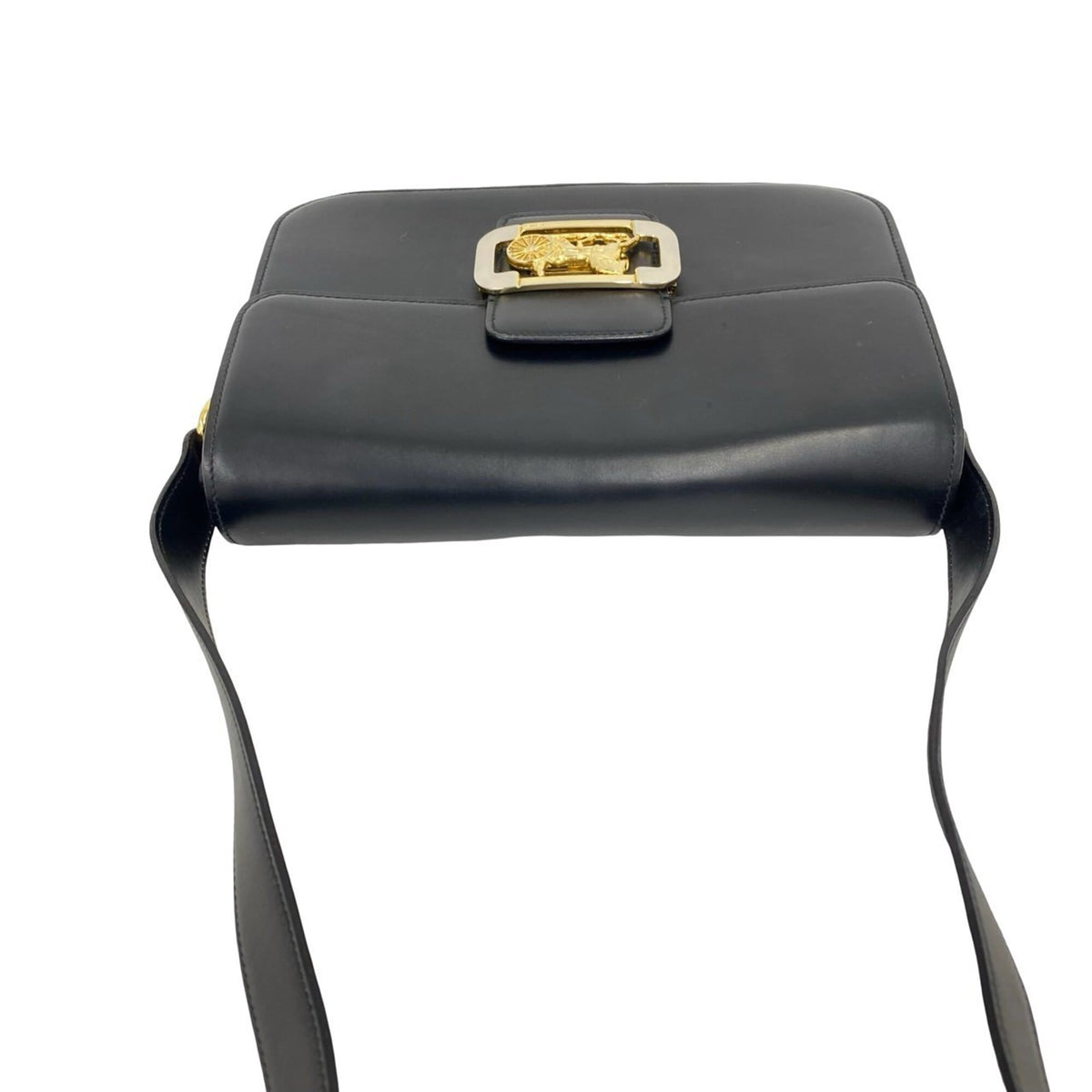 Celine Black Leather Pochette Shoulder Bag (Pre-Owned)