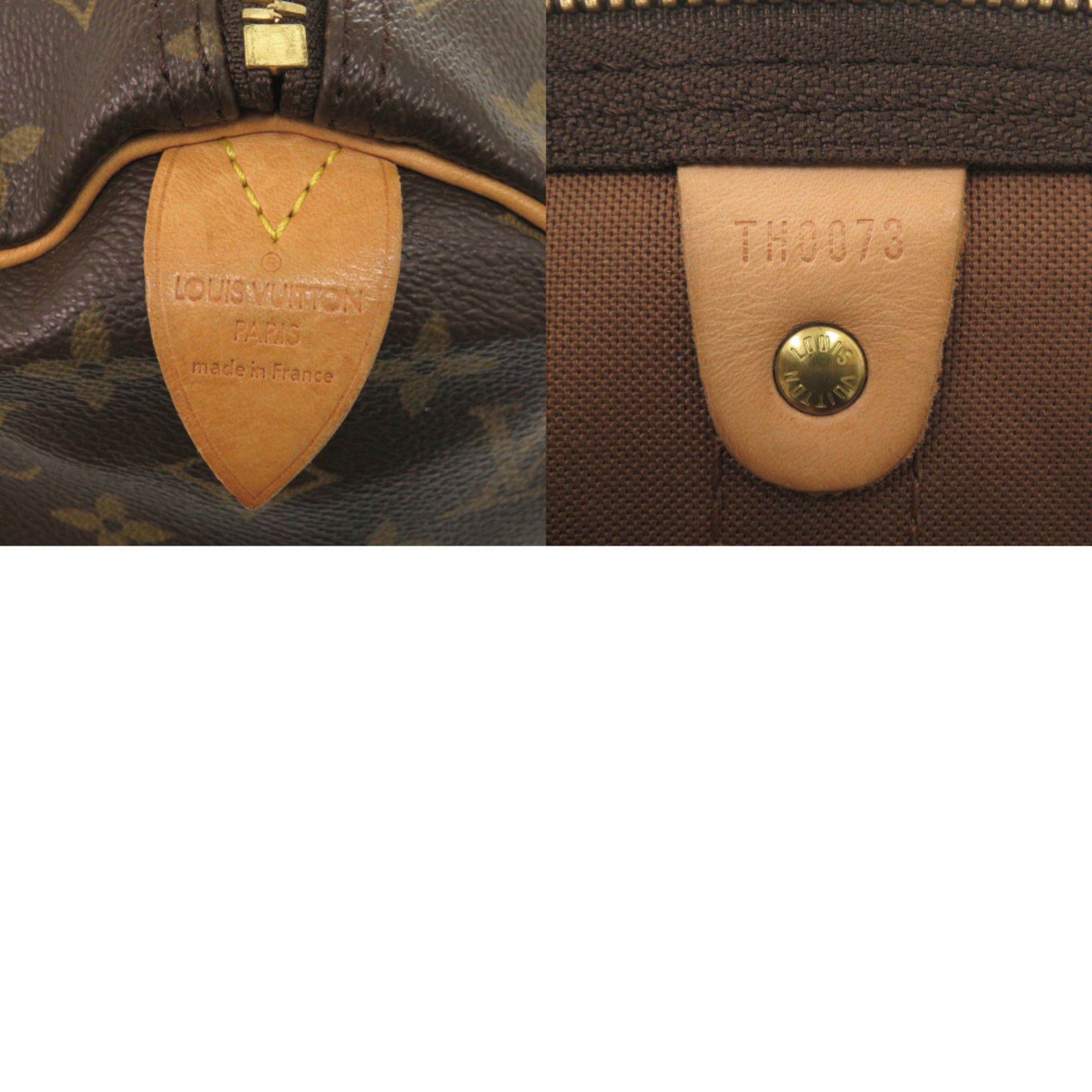 Louis Vuitton Brown Monogram Canvas Boston Bag (Pre-Owned)