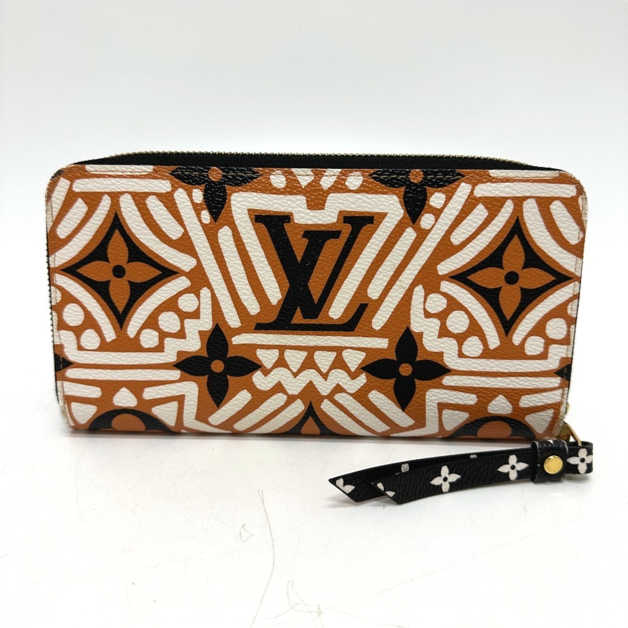 Louis Vuitton Monogram Graffiti Brown Monogram Long Wallet (Bi-Fold) (Pre-Owned)