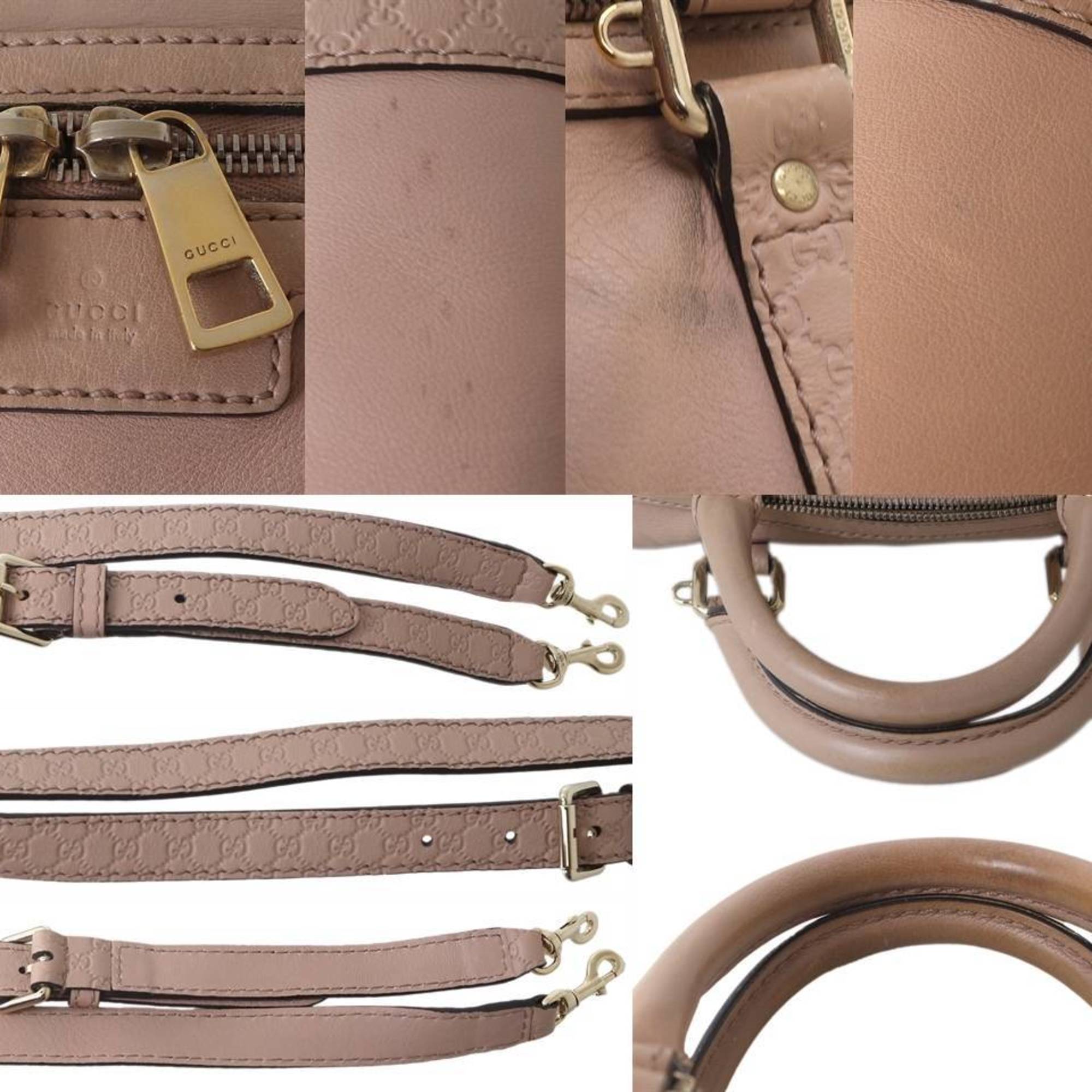 Gucci Beige Boston Bag Handbag Shoulder Bag (Pre-Owned)