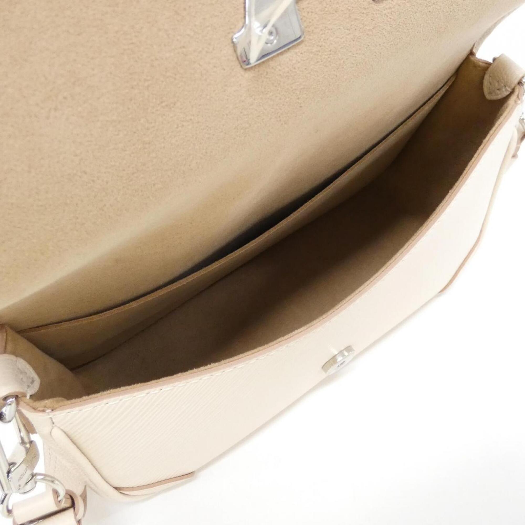 Louis Vuitton Beige Leather Shoulder Bag (Pre-Owned)