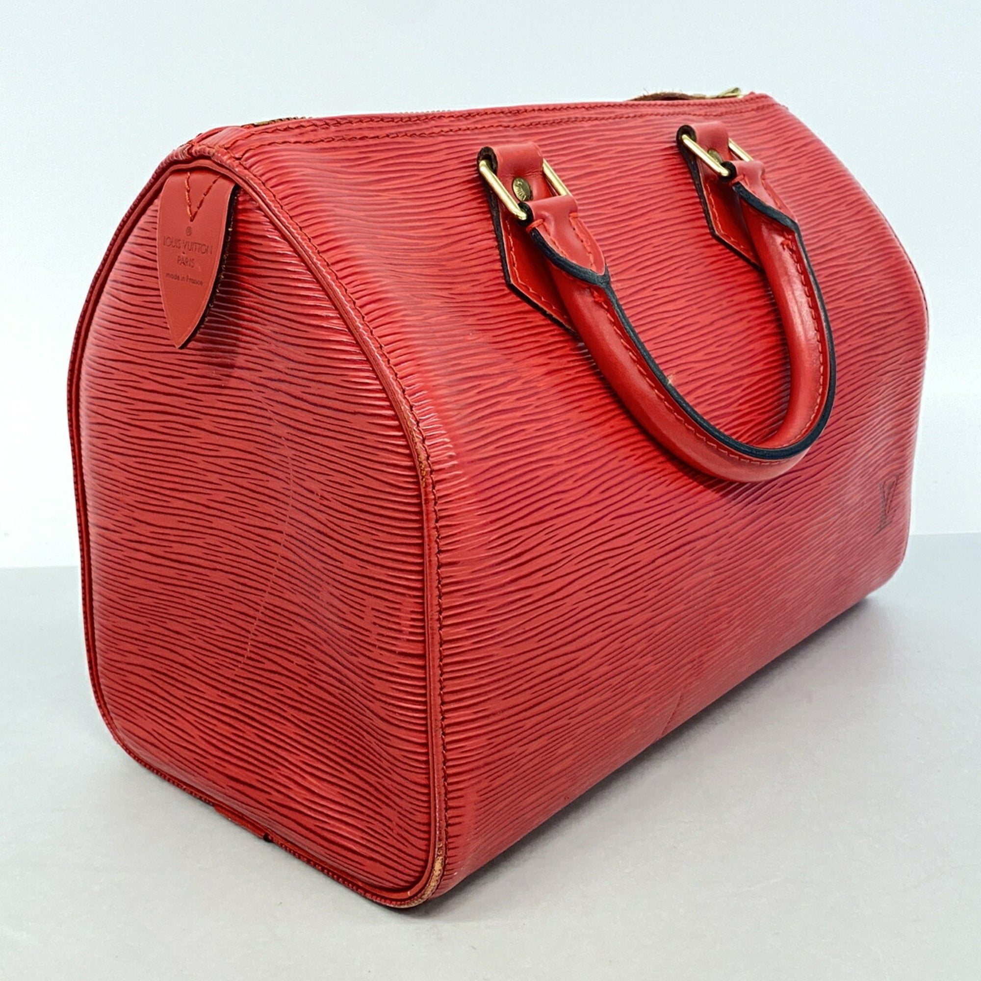 Louis Vuitton Castilian Red Handbag (Pre-Owned)