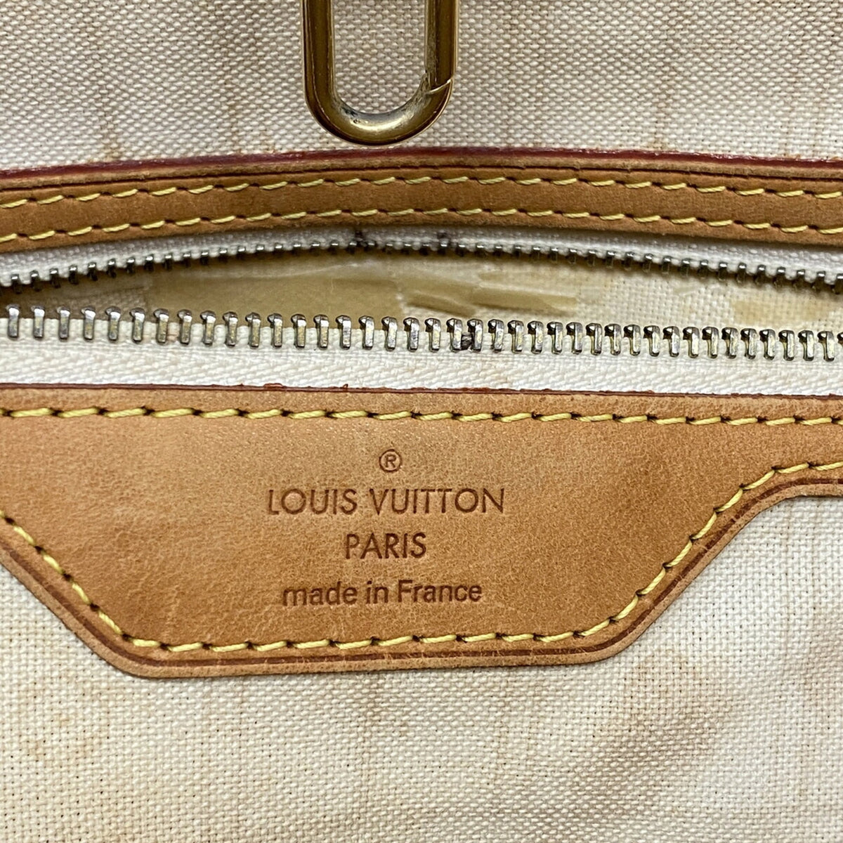 Louis Vuitton White Tote Bag (Pre-Owned)
