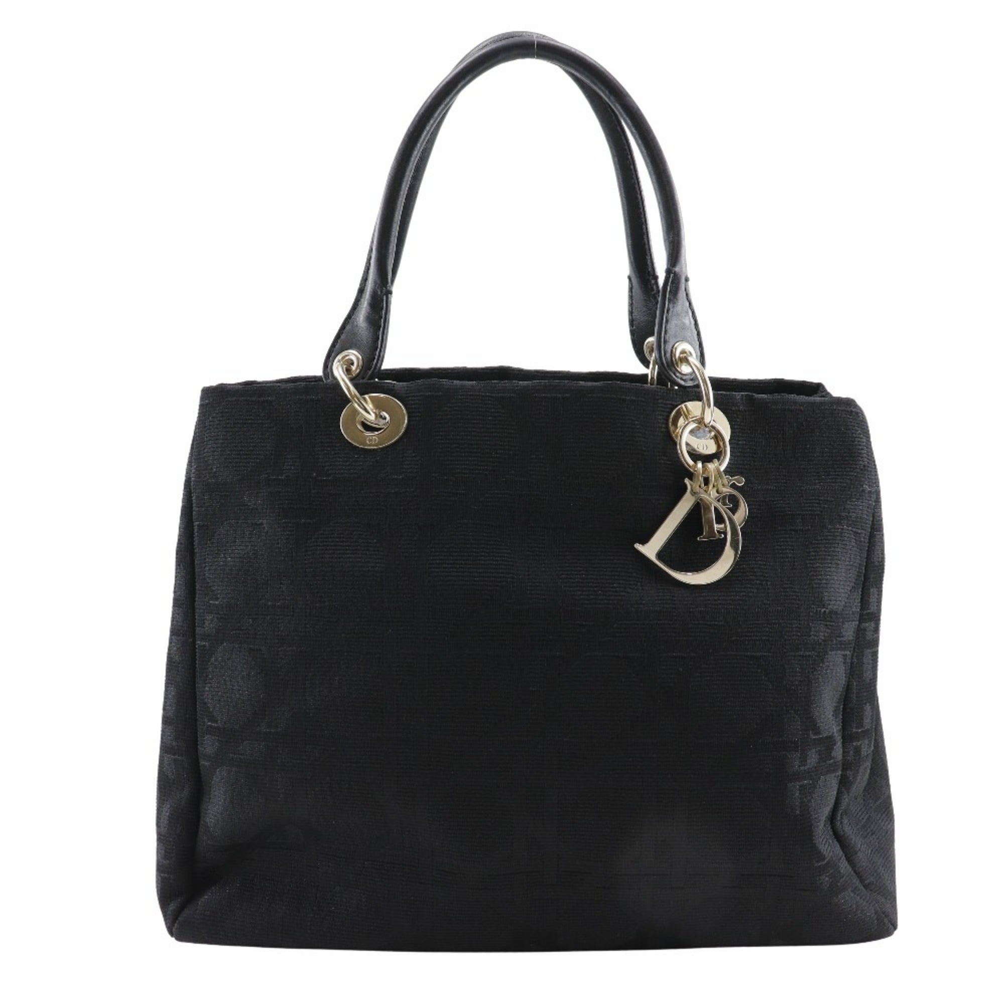 Christian Dior Black Nylon Canvas Tote Bag (Pre-Owned)