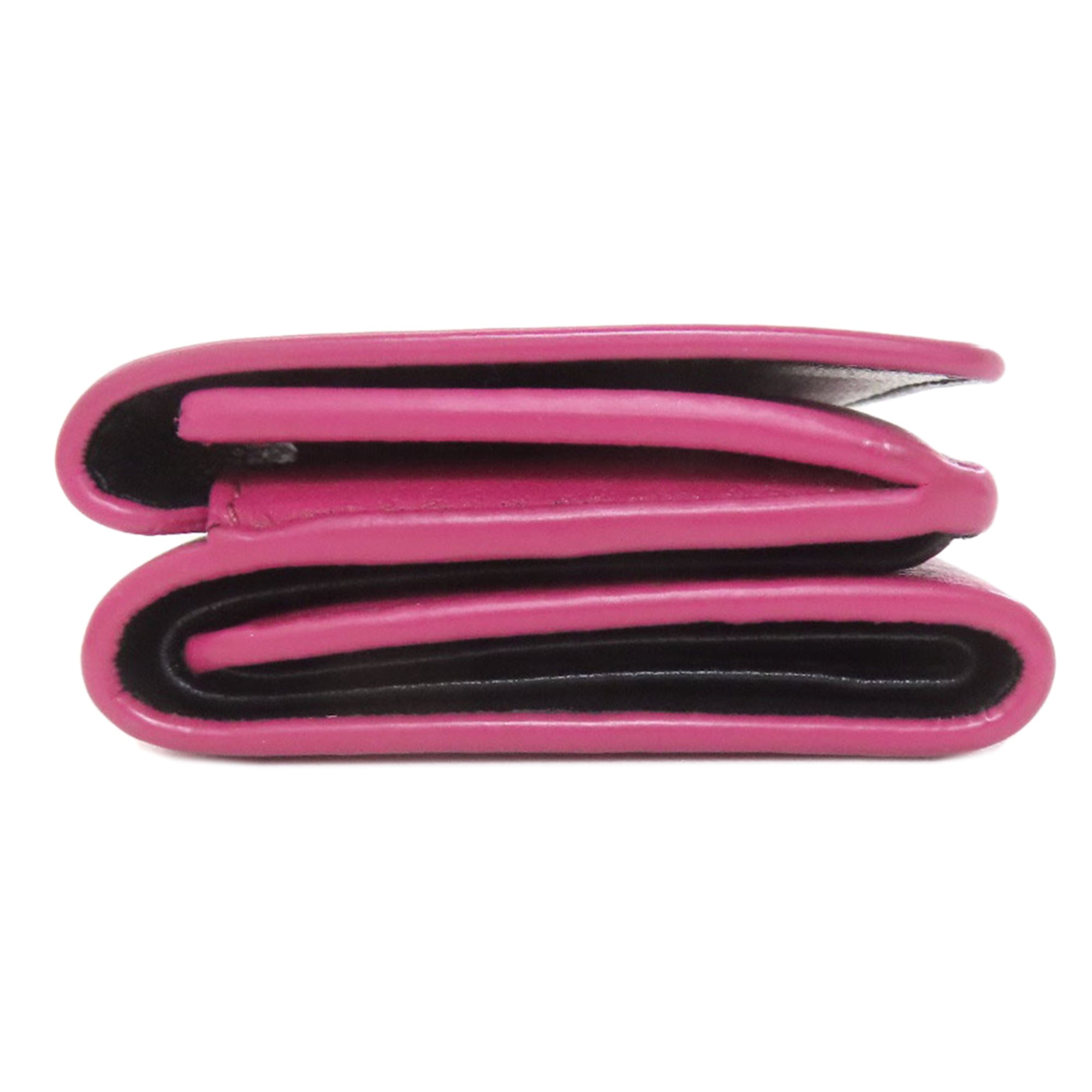 Balenciaga Pink Leather Wallet (Tri-Fold) (Pre-Owned)