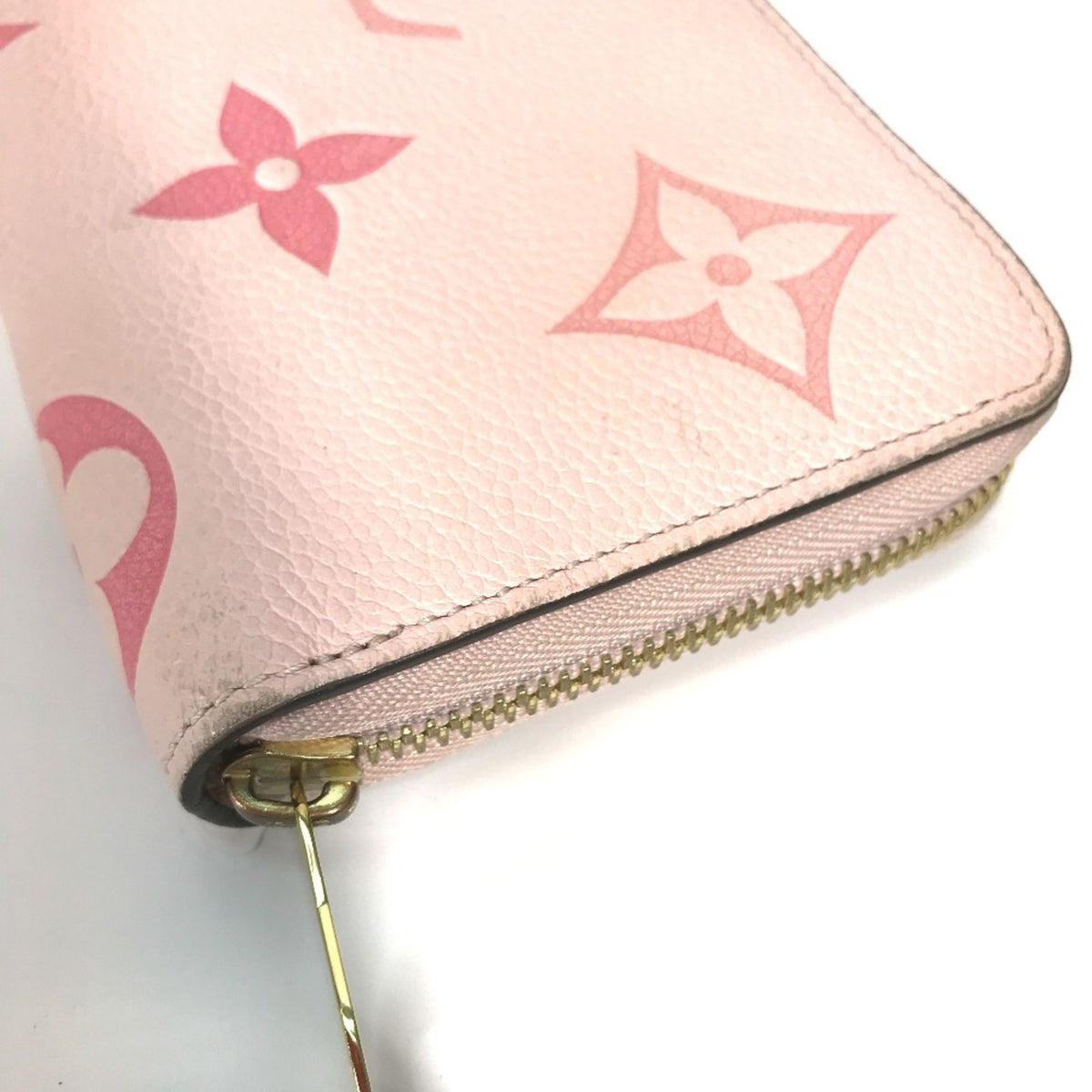 Louis Vuitton Pink Monogram Empreinte Leather Long Wallet (Bi-Fold) (Pre-Owned)