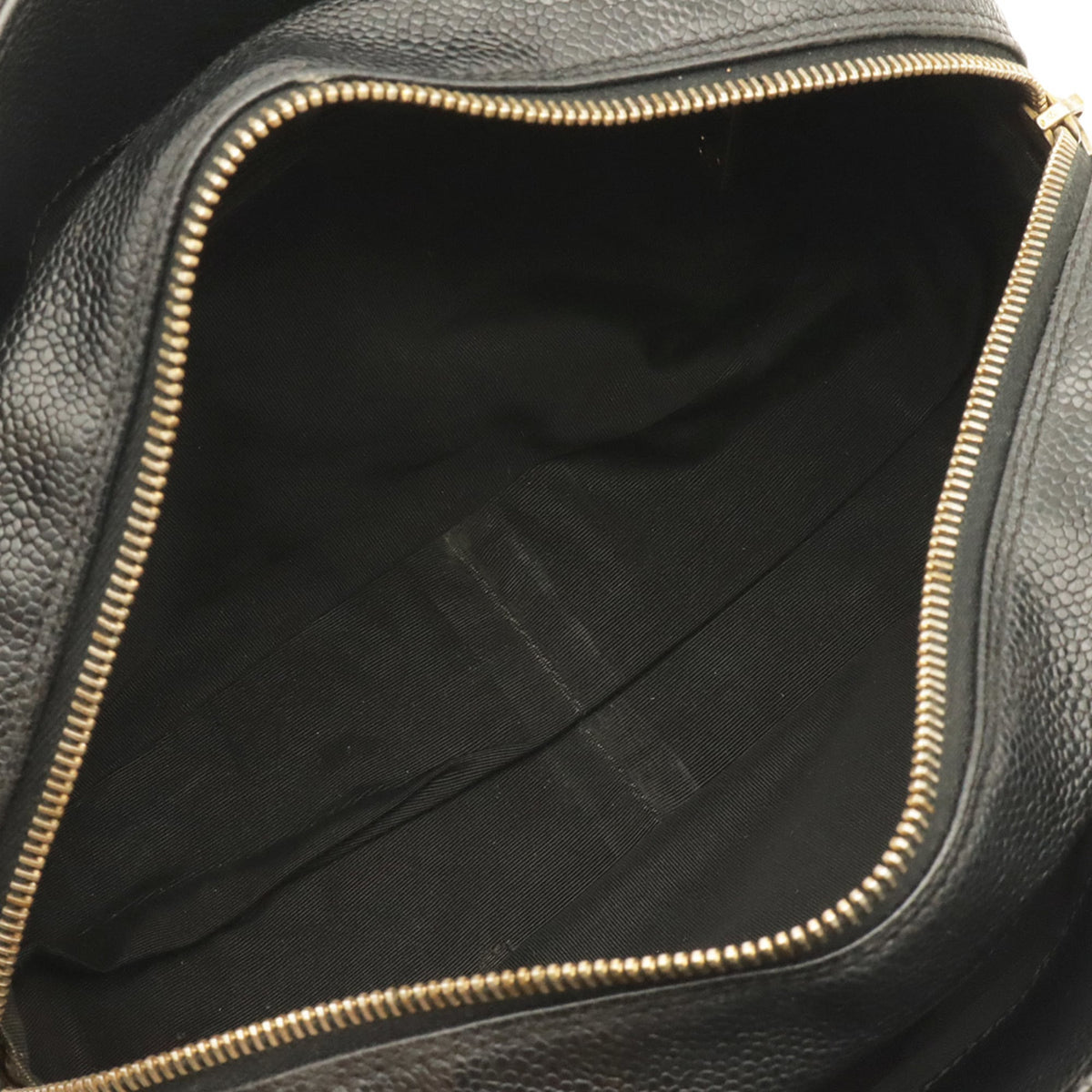 Chanel Matelasse Black Grained Calfskin Shoulder Bag Tote Bag (Pre-Owned)