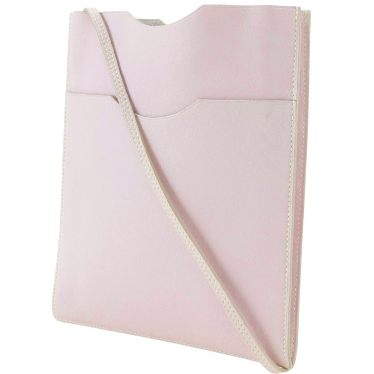 Hermes Onimaitou Pink Leather Shoulder Bag (Pre-Owned)