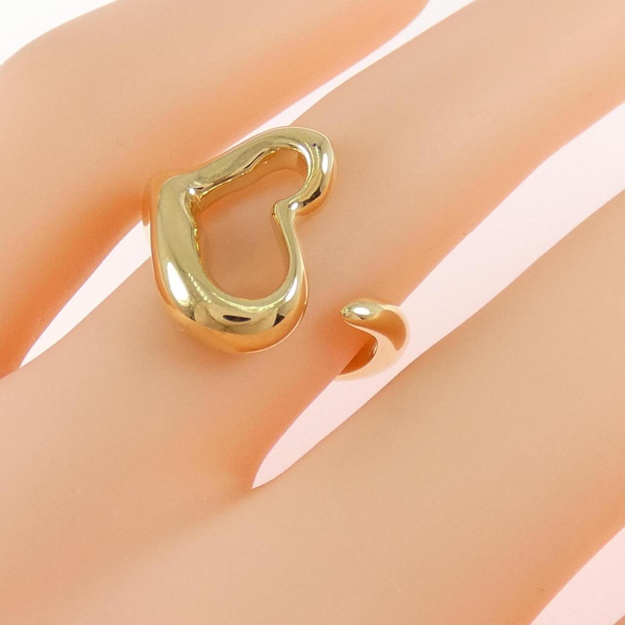 Tiffany Open Heart Yellow Gold (18K) Band Ring (Pre-Owned)