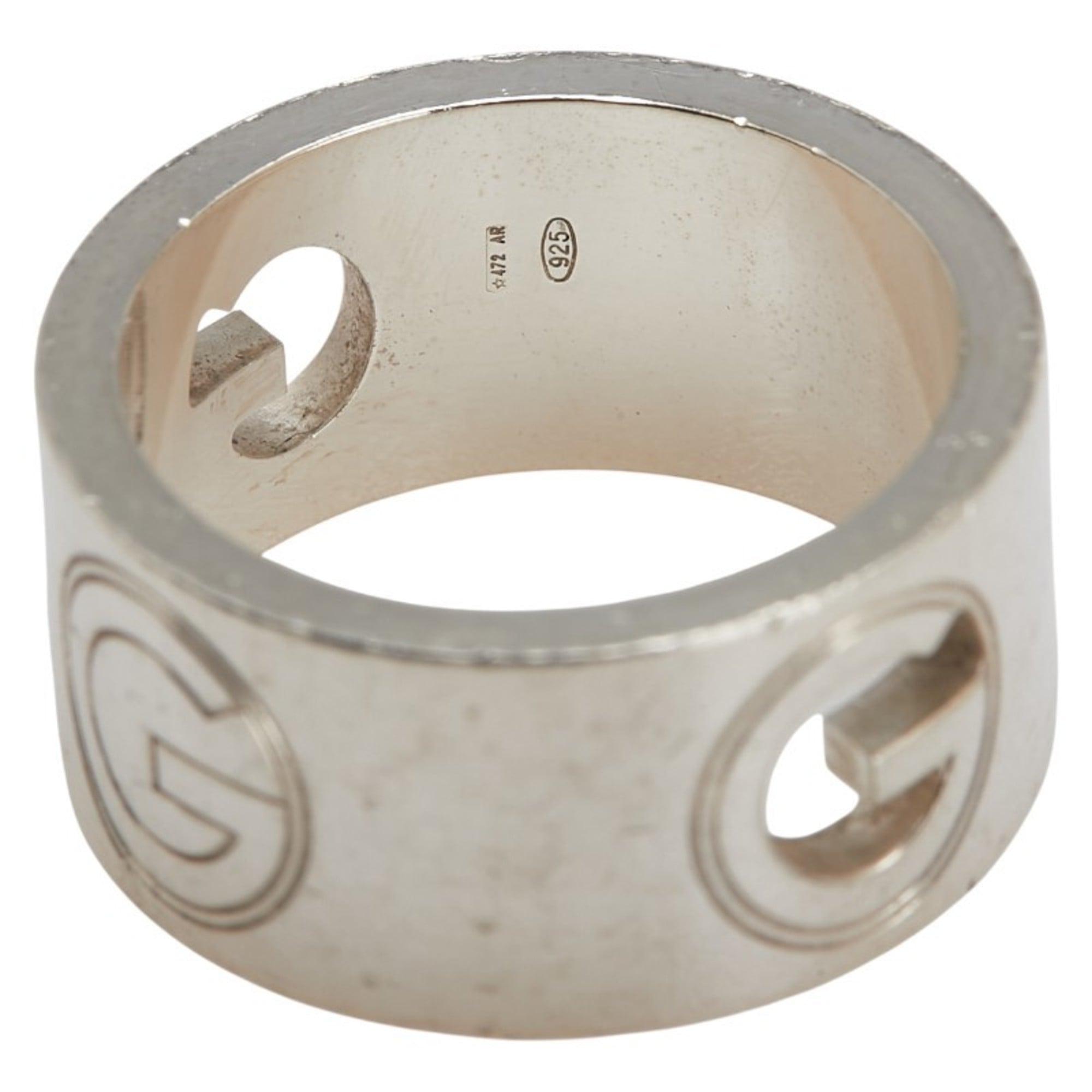 Gucci Silver 925 Band Ring (Pre-Owned)