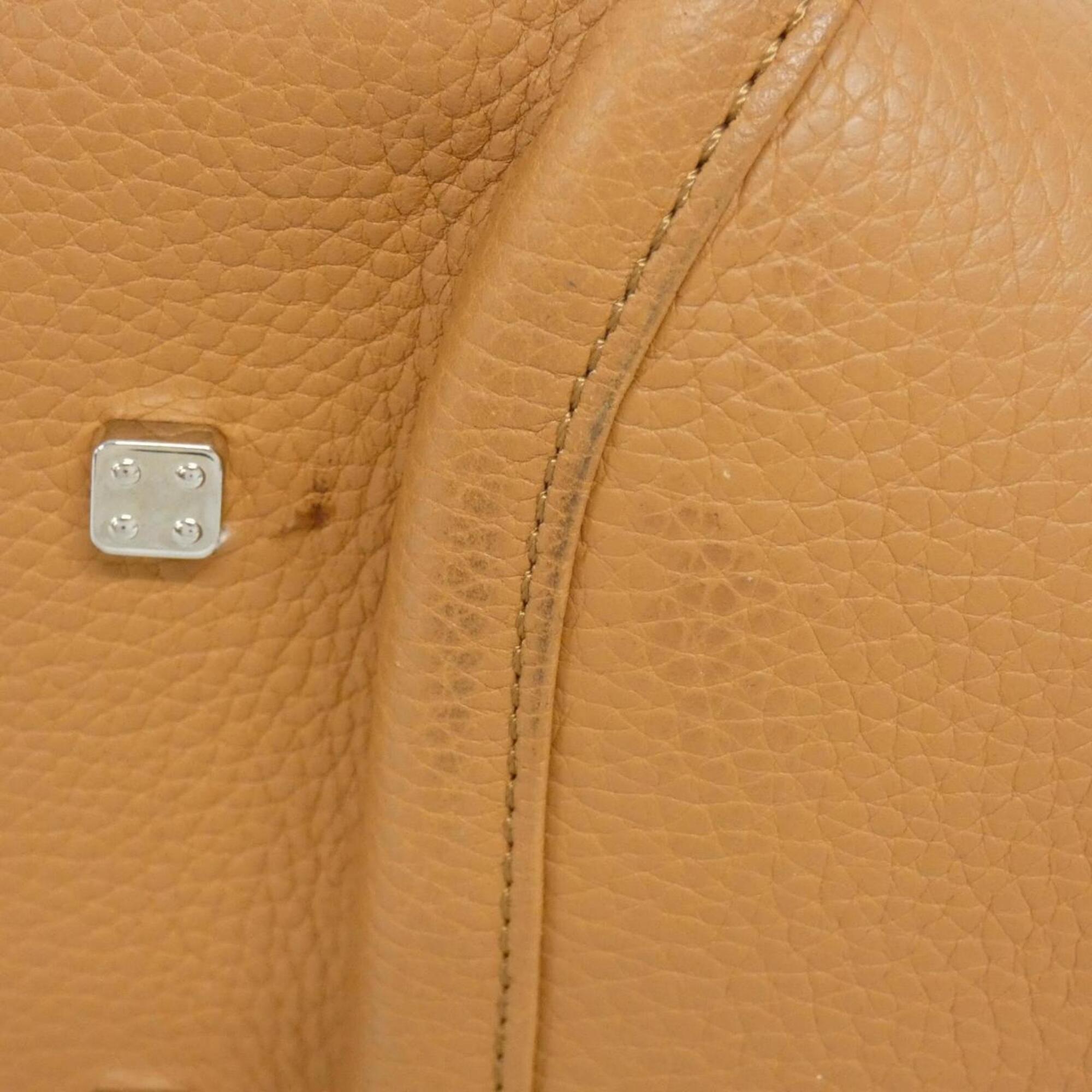 Loewe Light Brown Leather Handbag (Pre-Owned)