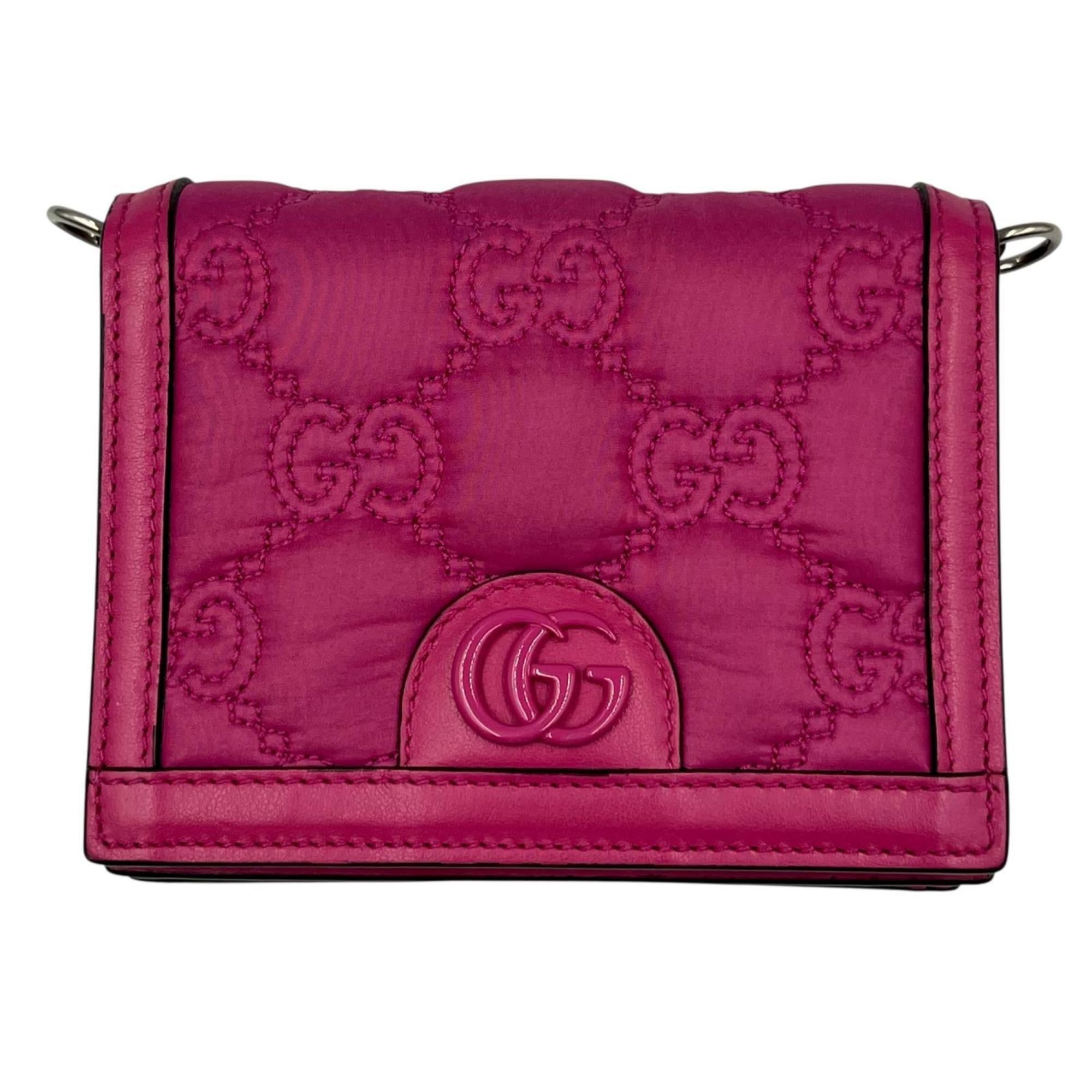 Gucci Pink Quilting Shoulder Bag (Pre-Owned)