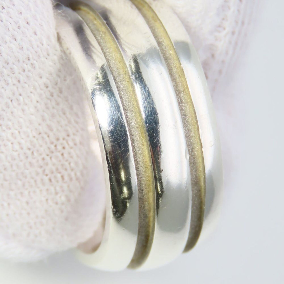 Tiffany Silver Silver 925 Band Ring (Pre-Owned)