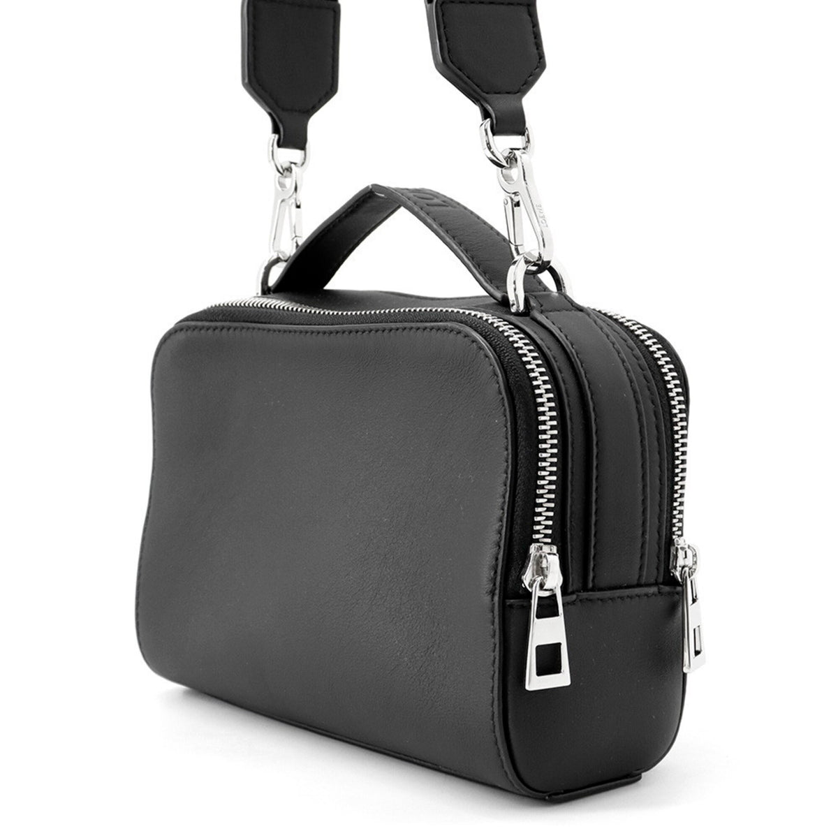 Loewe Black Leather Shoulder Bag Sling Bag (Pre-Owned)